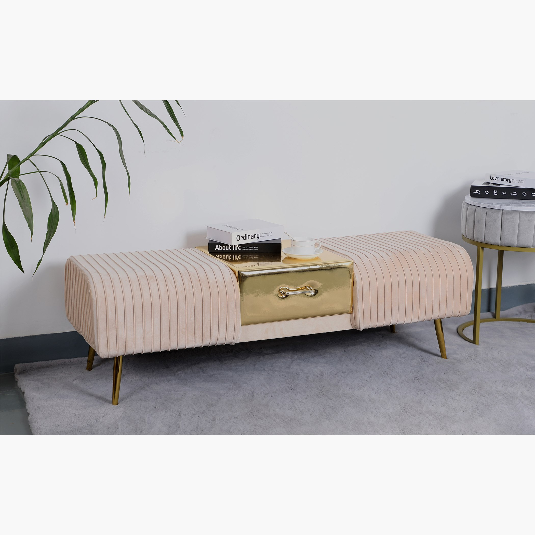 مقعد بنش من دينزل - 126x46x42 سم-hbxfurniture-sofasandarmchairs-benches-image-1