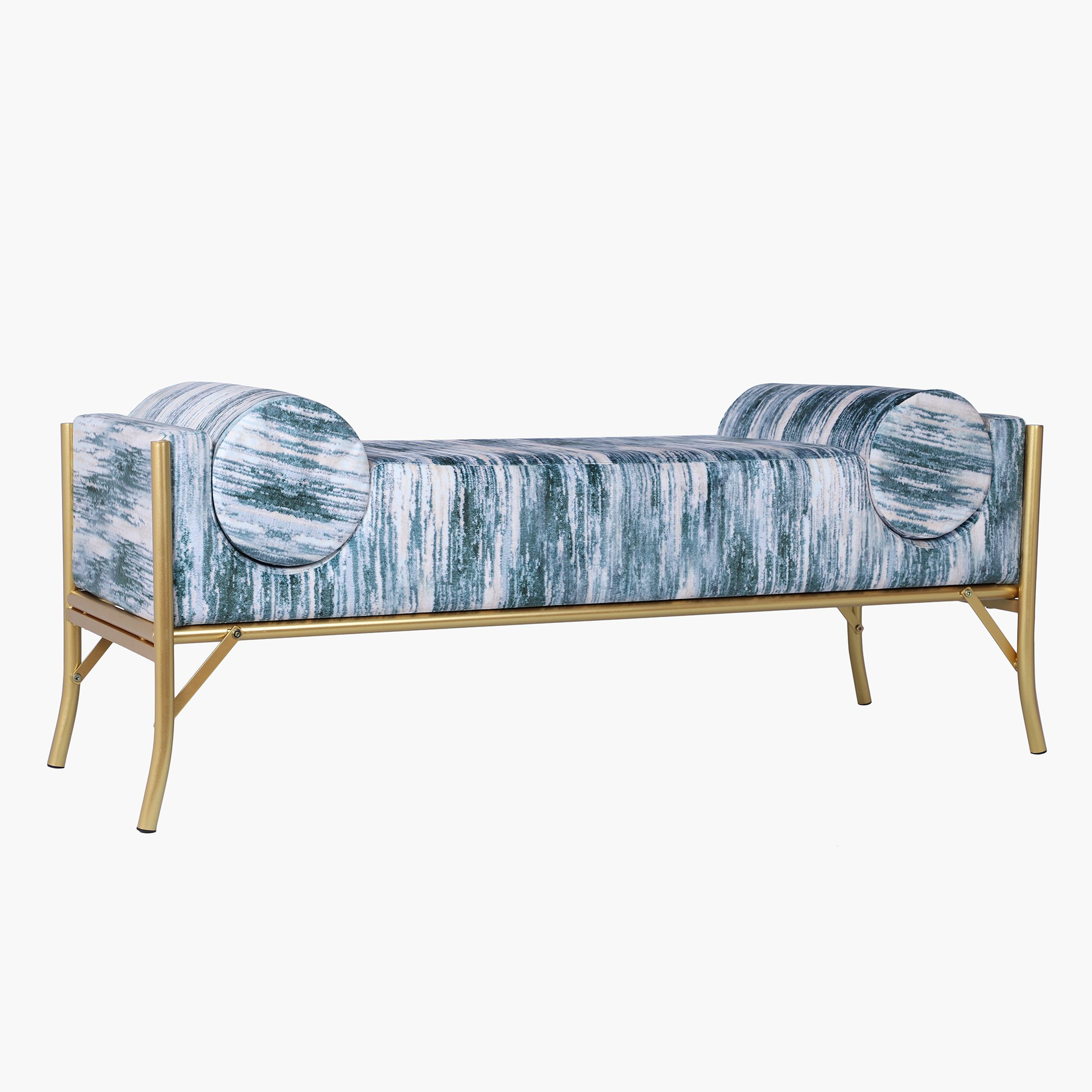مقعد بنش بطبعات من بريجينز - 124x44x45 سم-hbxfurniture-sofasandarmchairs-benches-image-3