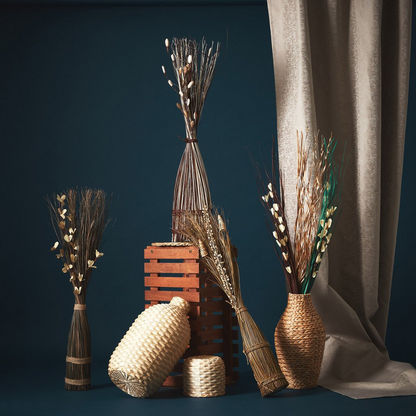 Arwen Decorative Shiny Wavy Vase Sticks - 100 cms
