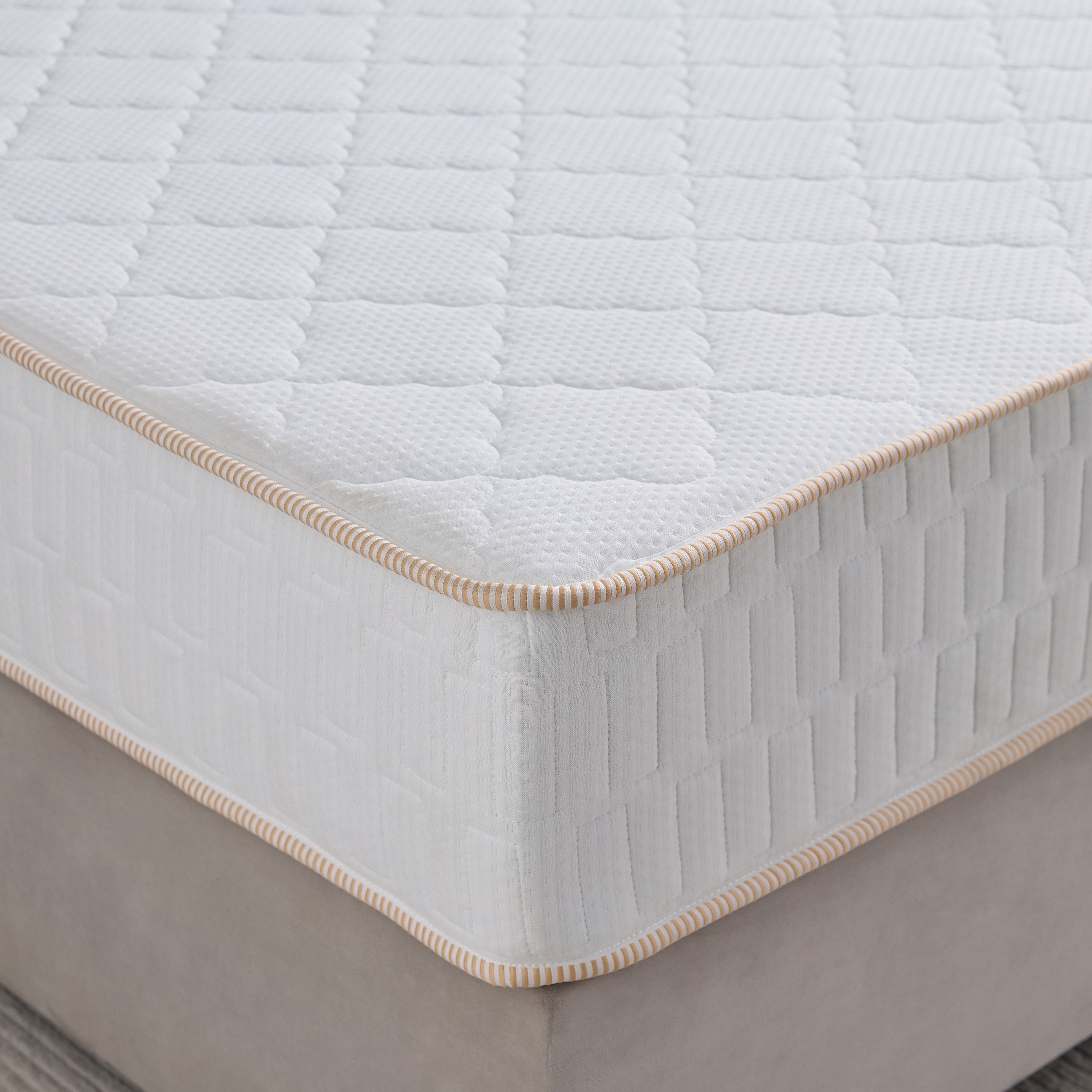 SleepNest iOrthofit Medium Firm Rebonded Foam and Bonnell Spring King Mattress - 180x200x21 cm-hbxfurniture-mattresses-king-image-6