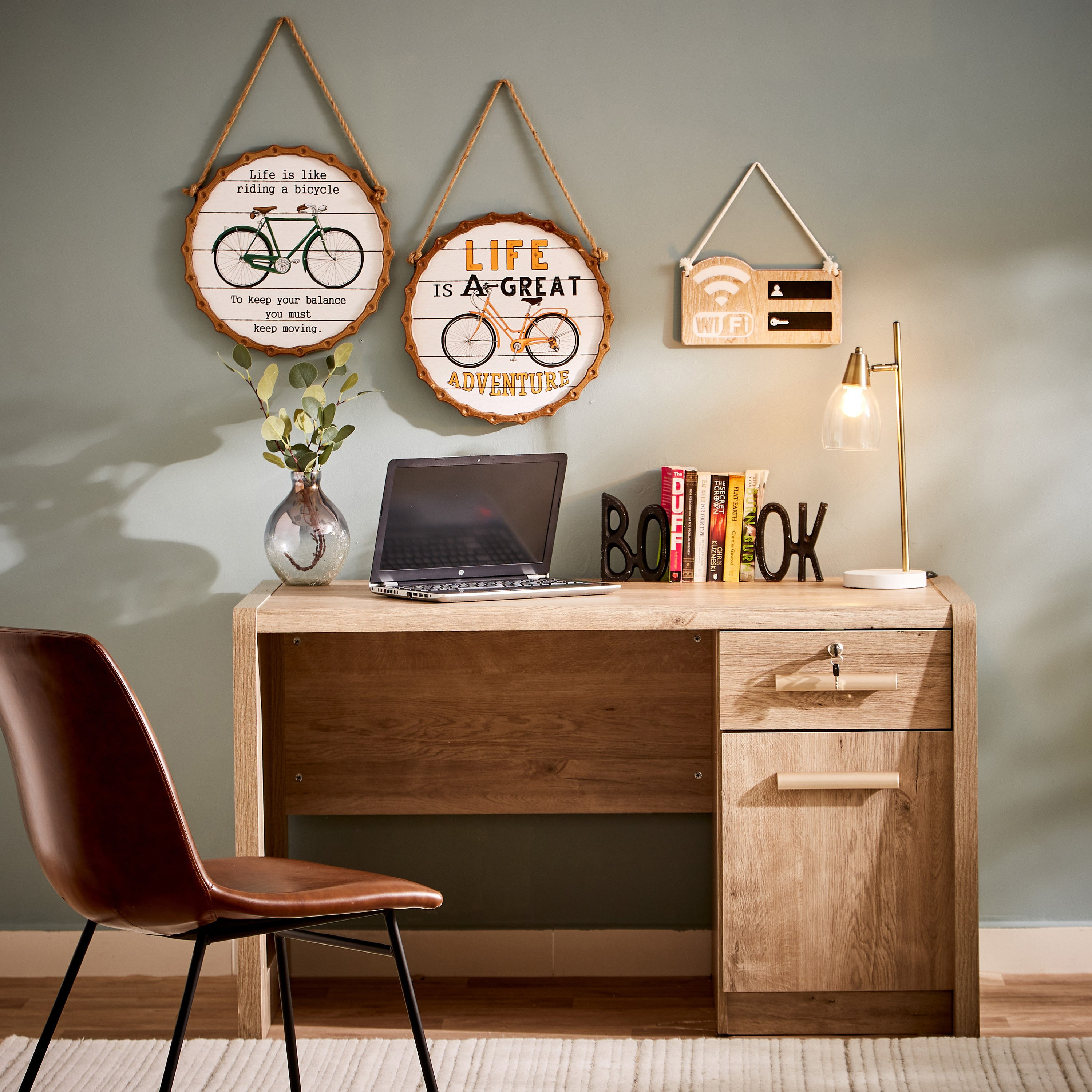 زينة حائط معدنية من فالنتينا - 40x2x40 سم-hbxdiningroom-walldecor-wallart-image-4