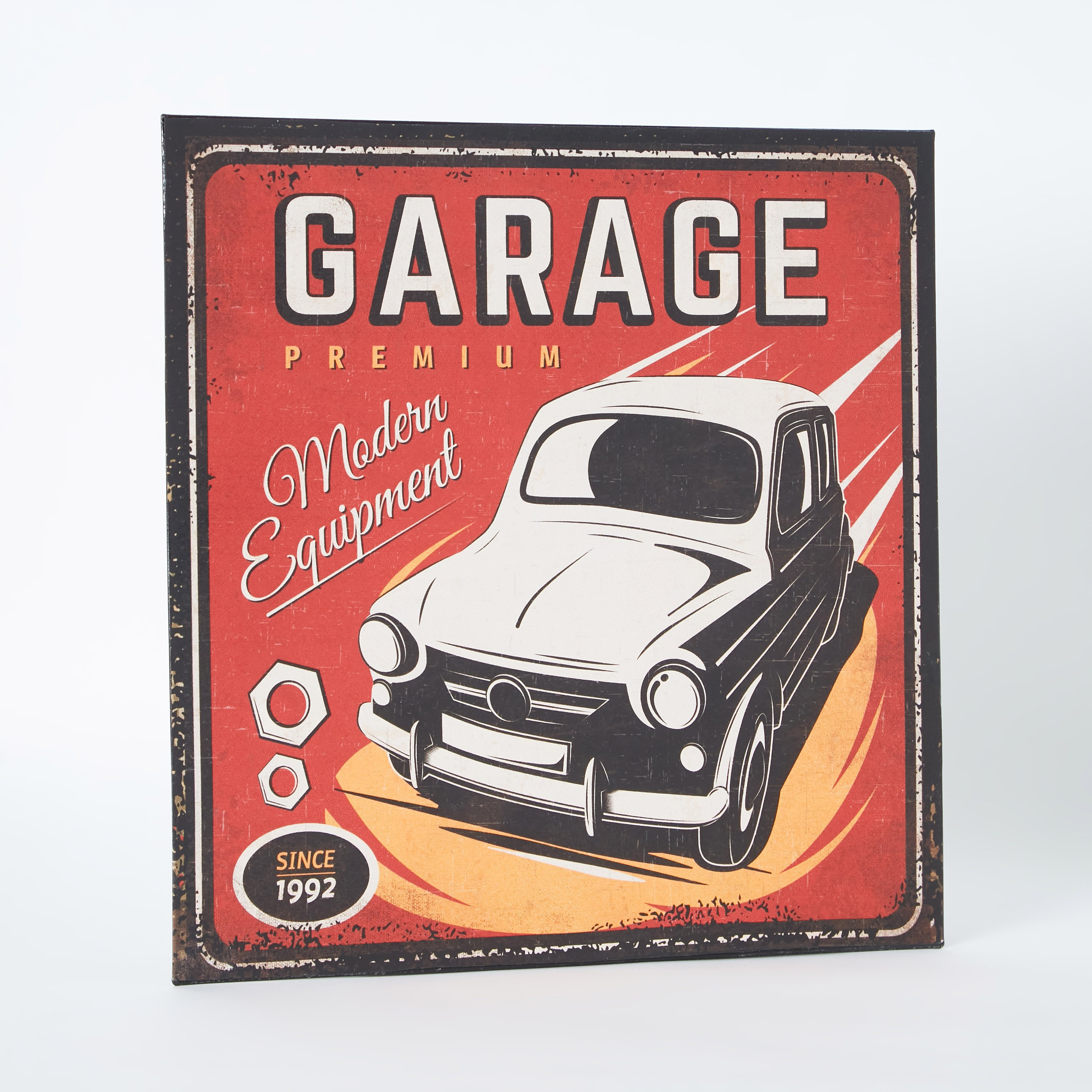 Valentina Garage Metal Wall Art - 30x1x30 cm-hbxdiningroom-walldecor-wallart-image-5