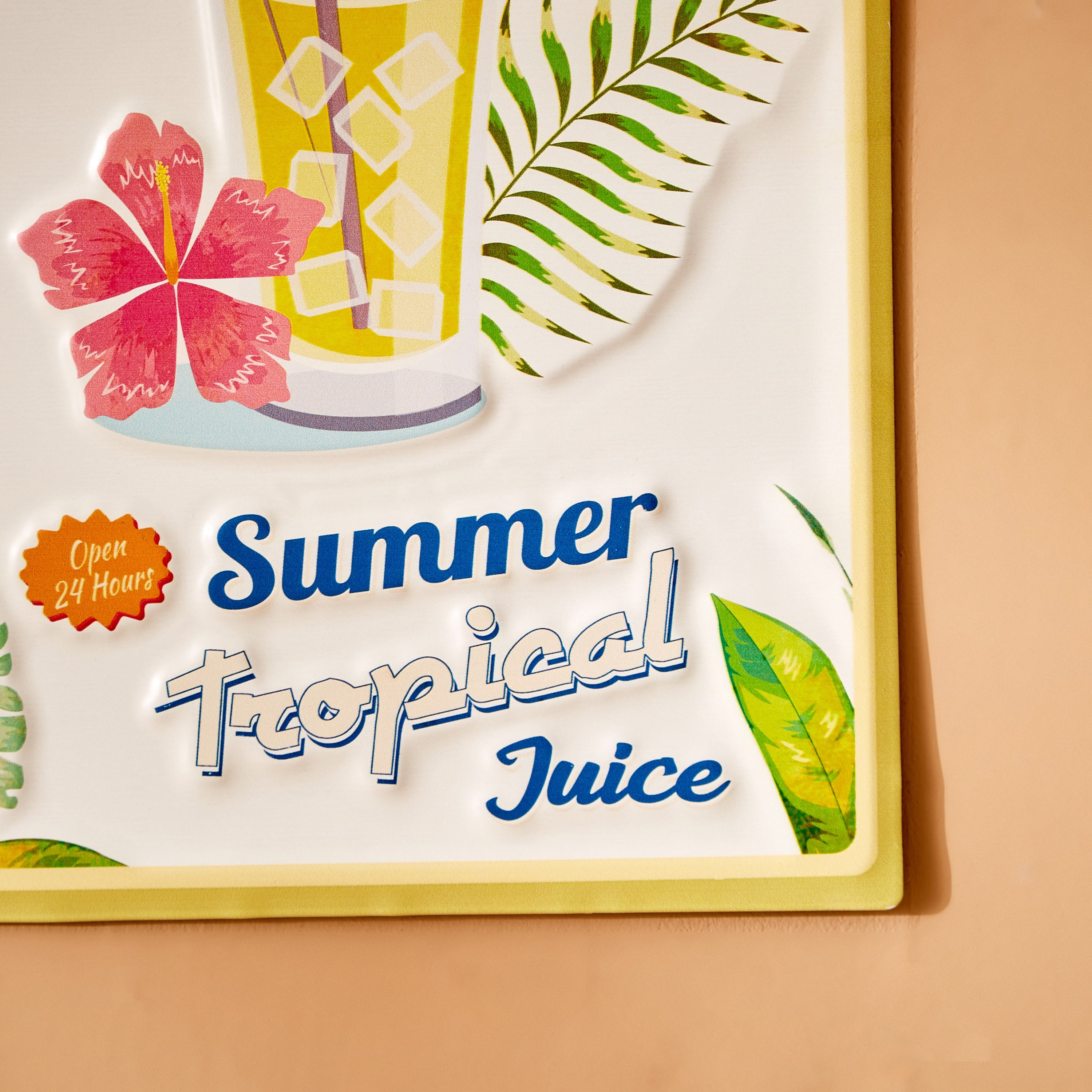 Valentina Tropical Metal Wall Art - 30x1x40 cm-hbxdiningroom-walldecor-wallart-image-3