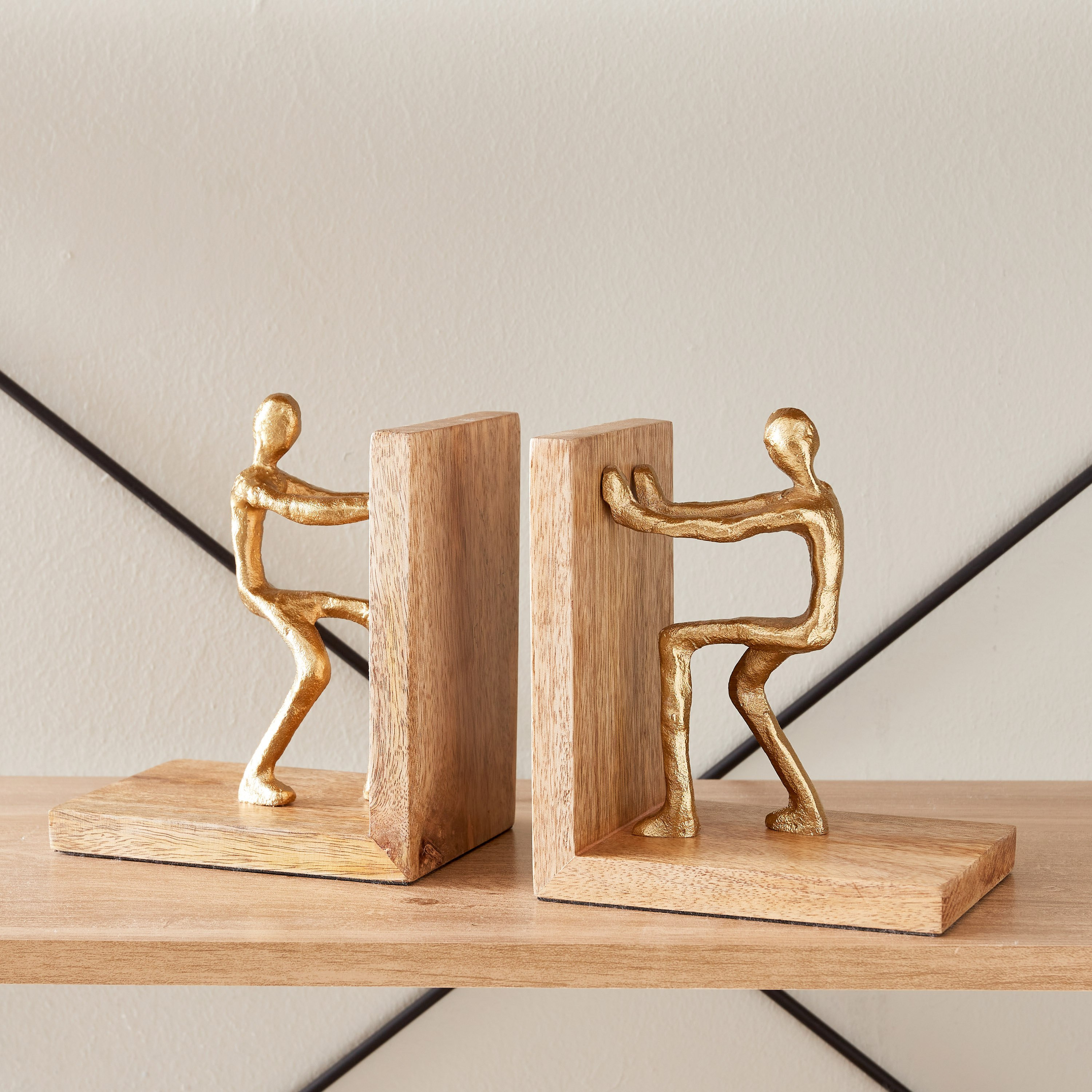 نهايات كتب معدنية من تريفيا - 25x10x14 سم-hbxhomeware-homedecor-figurinesandornaments-image-2