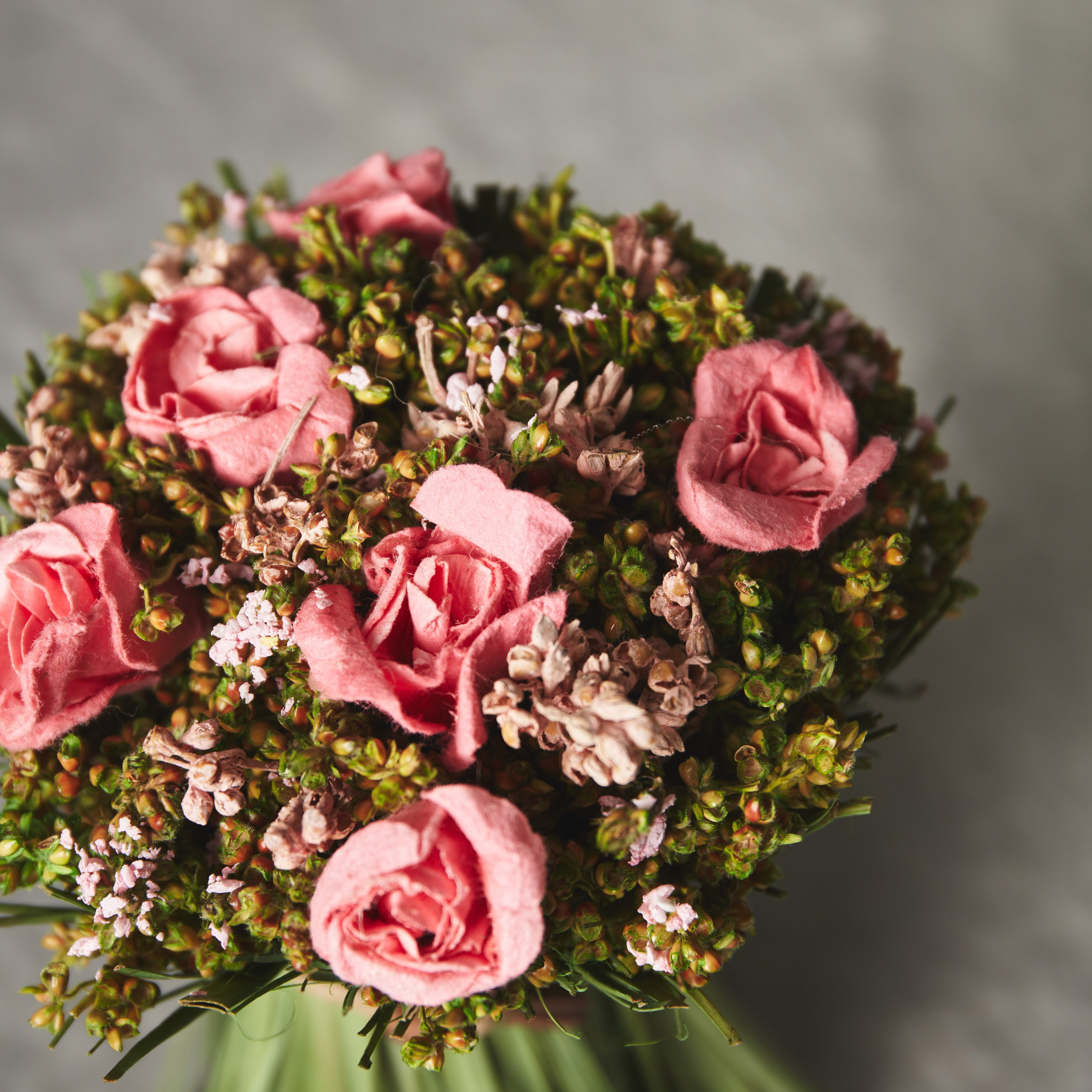باقة وردة التوت من آريس - 10×10×14 سم-hbxdecorandfurnishings-homeaccessories-artificialflowersandplants-image-2