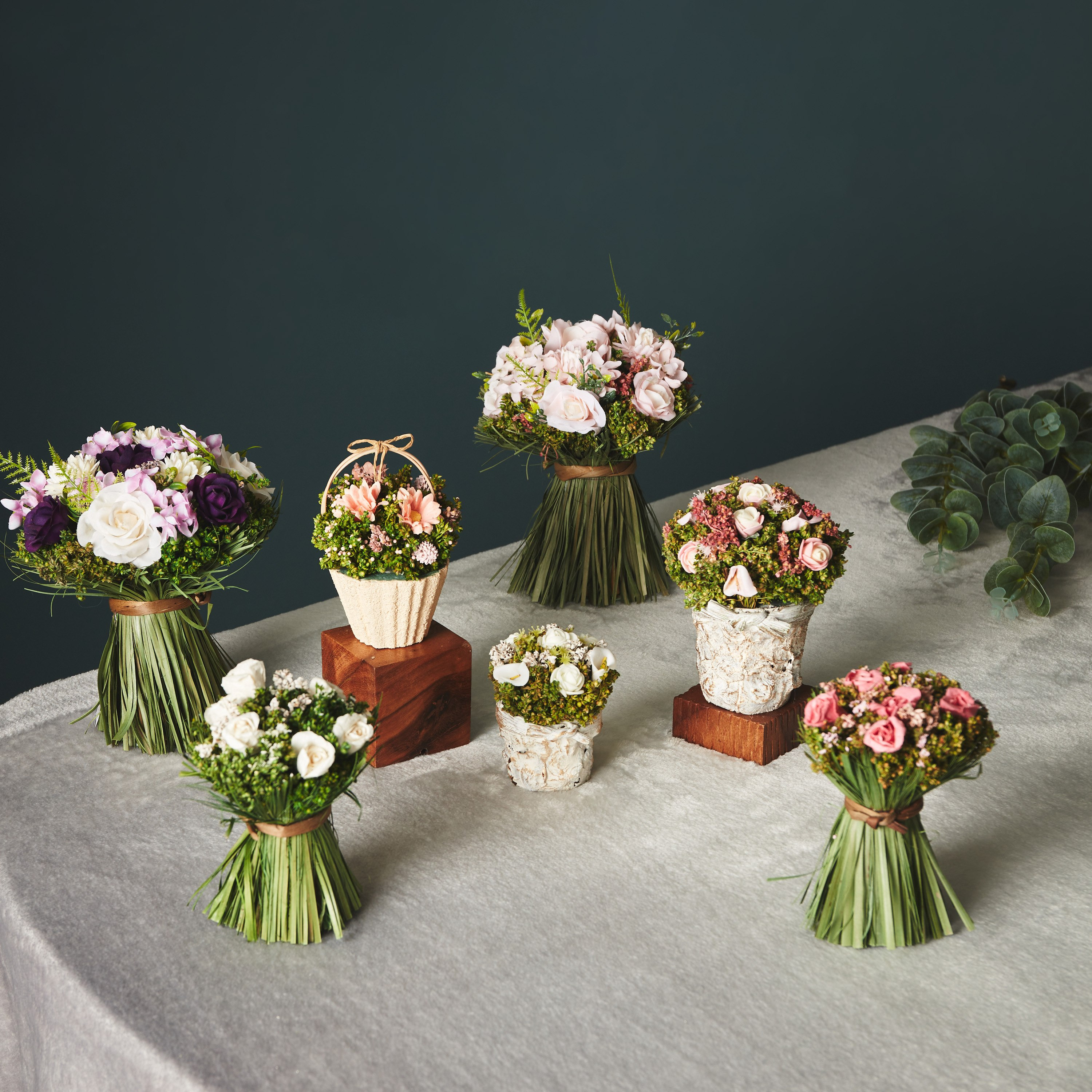 باقة وردة التوت من آريس - 10×10×14 سم-hbxdecorandfurnishings-homeaccessories-artificialflowersandplants-image-5