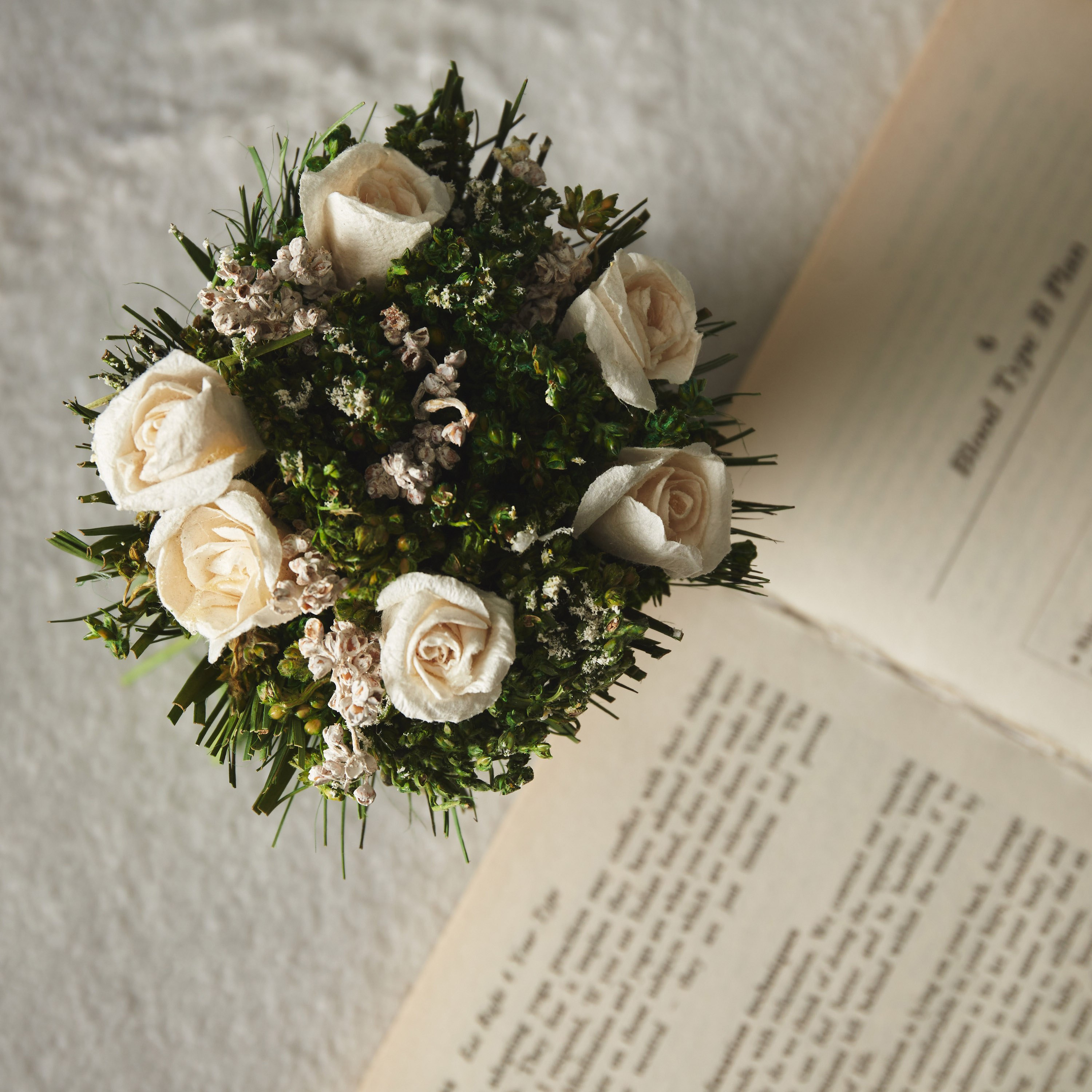 باقة زهرة التوت من آريس - 10×10×14 سم-hbxdecorandfurnishings-homeaccessories-artificialflowersandplants-image-4