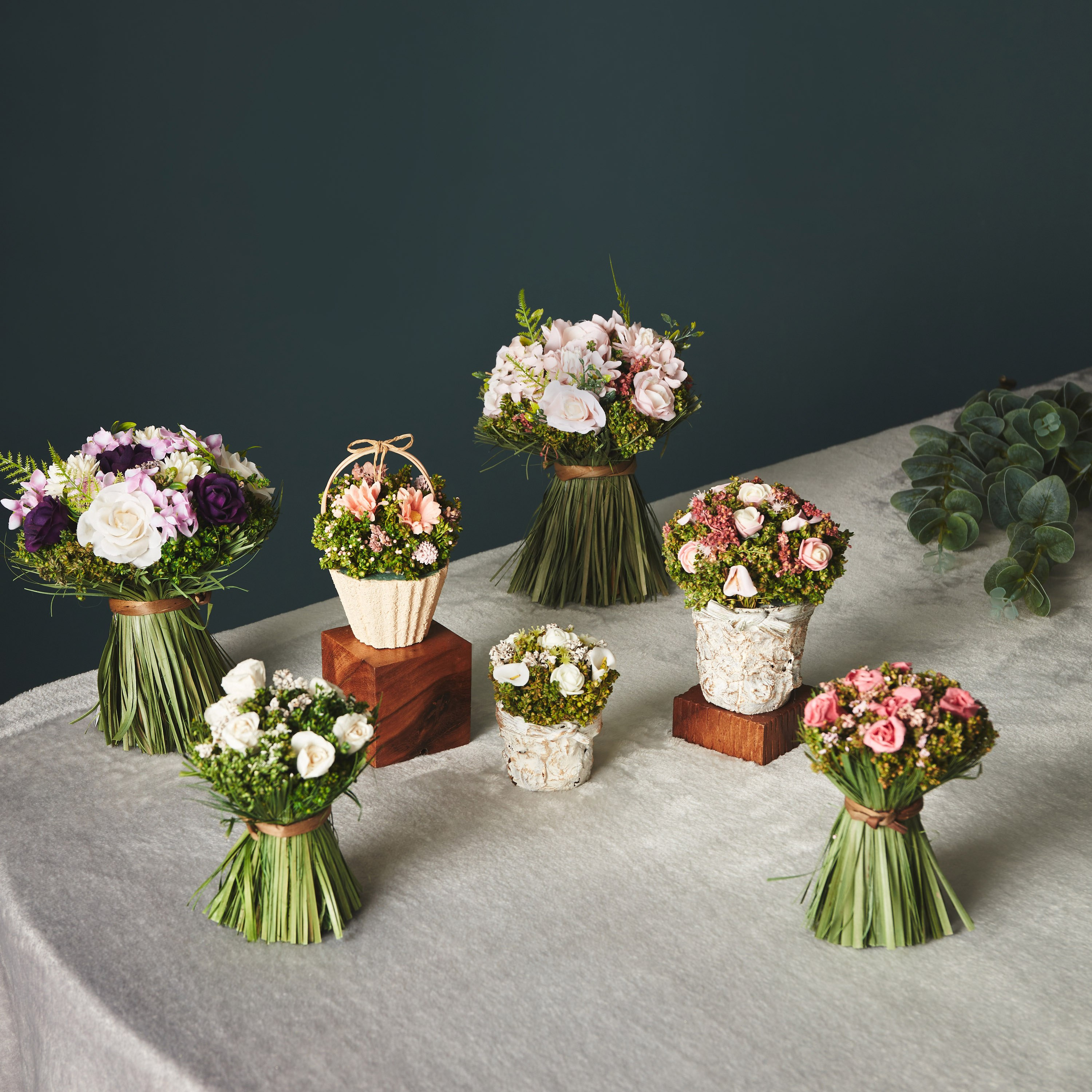 باقة زهور من آريس - 17x17x22 سم-hbxdecorandfurnishings-homeaccessories-artificialflowersandplants-image-5