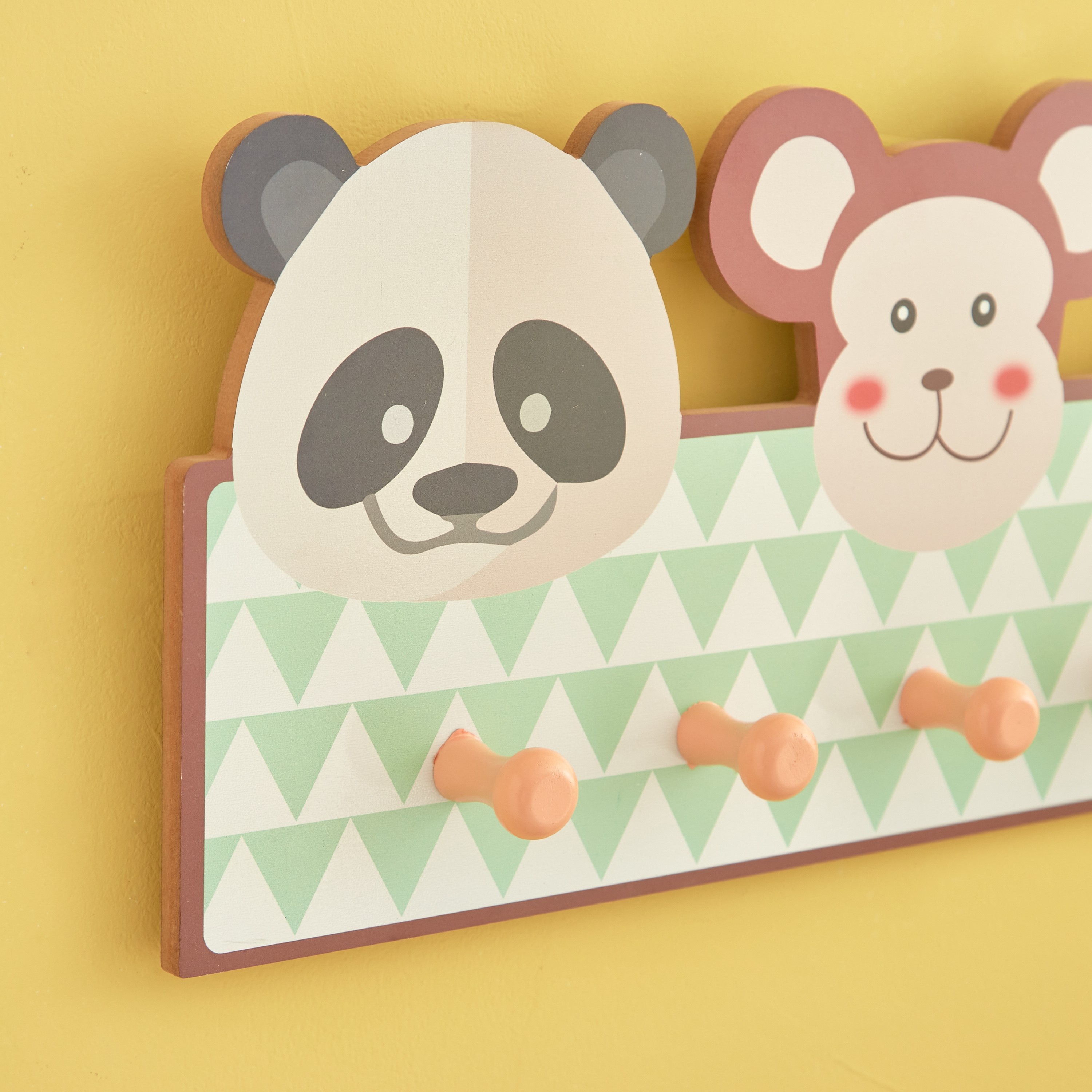 Valentina MDF Animals Wooden Wall Hook - 50x22x4 cm-hbxhomeware-hbxkidsandyouth-image-3
