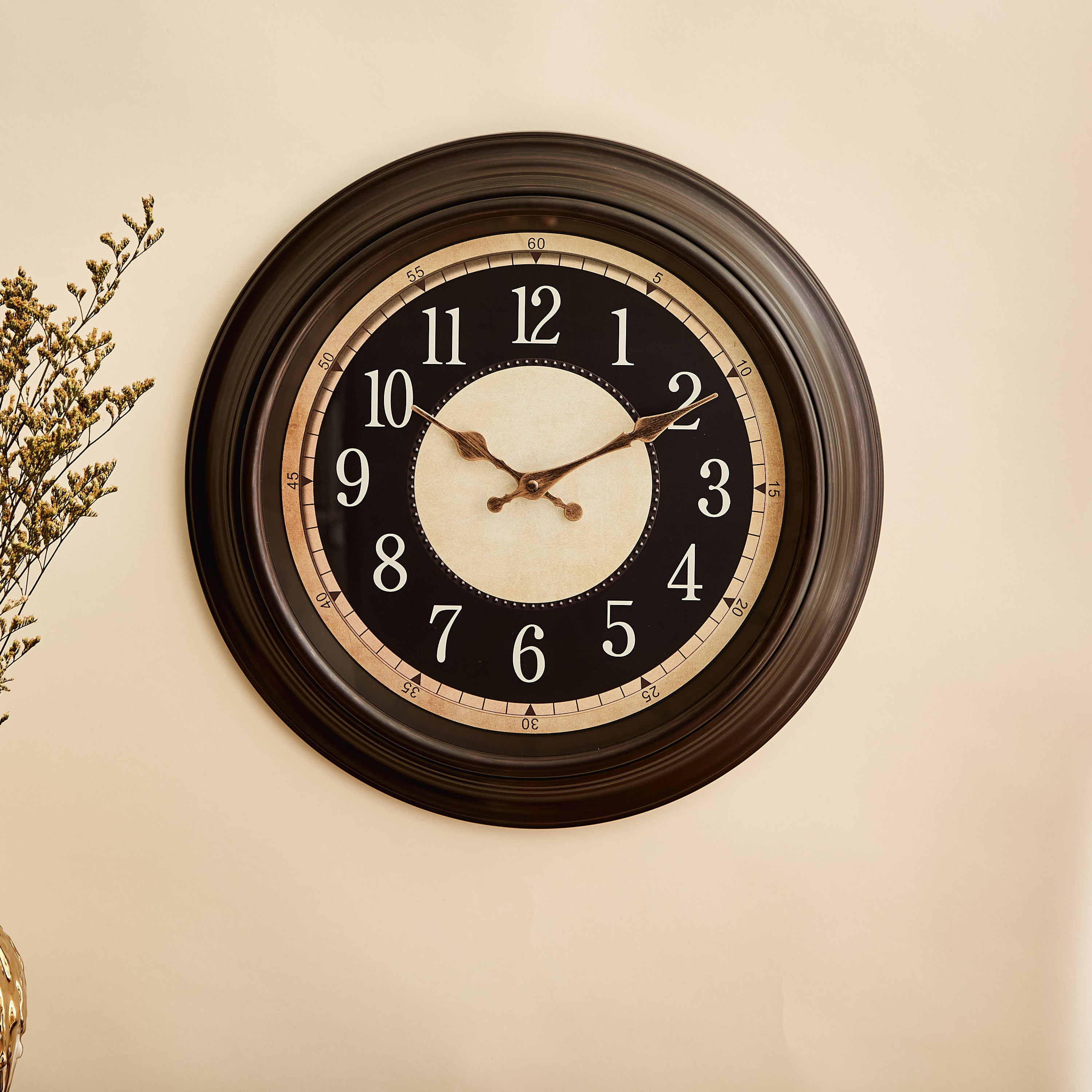 Ella Decorative Wall Clock - 40x5 cm-PROMO_HB_AE_B1G1_250925-image-1