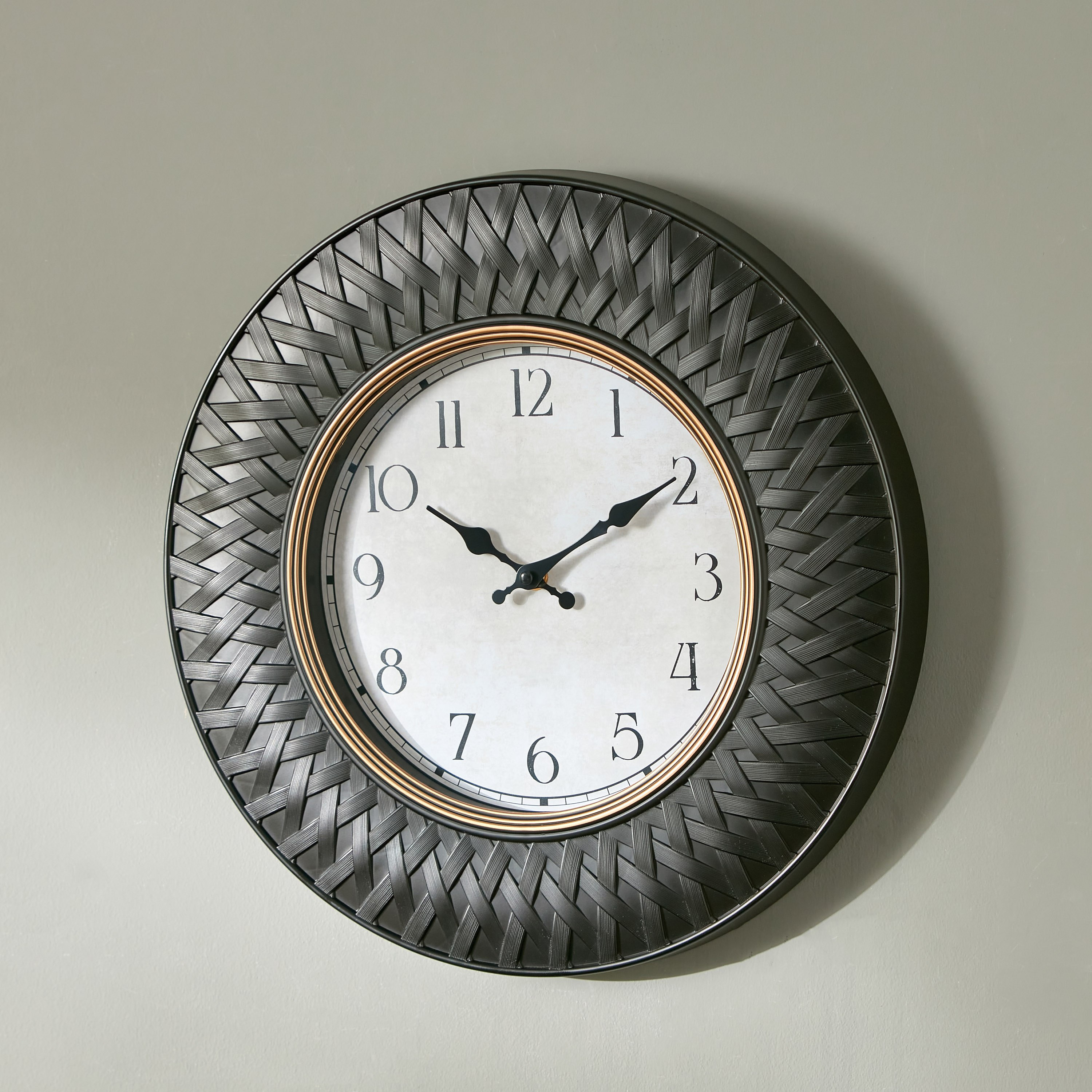 ساعة حائط مزخرفة بإطار مبطن من إيلا - 41x5 سم-PROMO_HB_AE_B1G1_250925-image-2