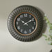 Ella Decorative Wall Clock with Quilted Border - 41x5 cm-Clocks-thumbnailMobile-0