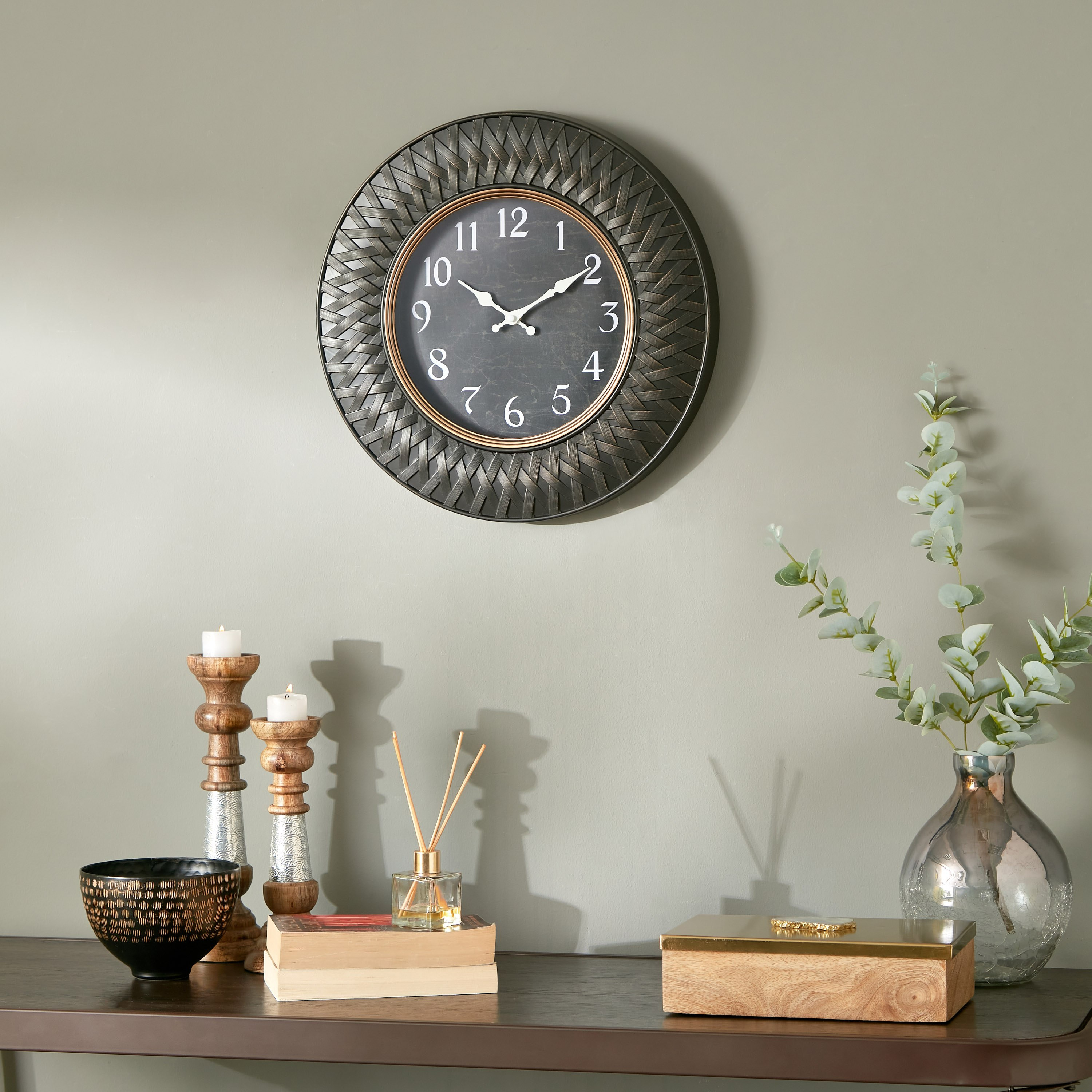 ساعة حائط مزخرفة بإطار مبطن من إيلا- 41x5 سم-PROMO_HB_AE_B1G1_250925-image-4