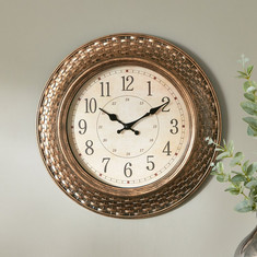 Ella Decorative Wall Clock - 46x5 cms