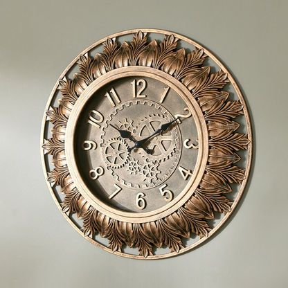 Ella Ornate Decorative Wall Clock - 51x5 cms