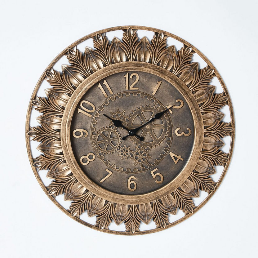 Ella Ornate Decorative Wall Clock - 51x5 cm-Clocks-image-4