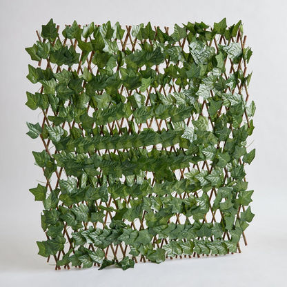 Meadow Polyester Ivy Leaves Artificial Willow Fence - 200x100x6 cms