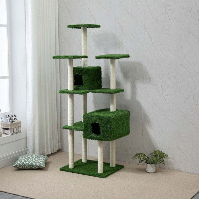 Amor Cat Tree House-Pet Beds and Trees-image-1