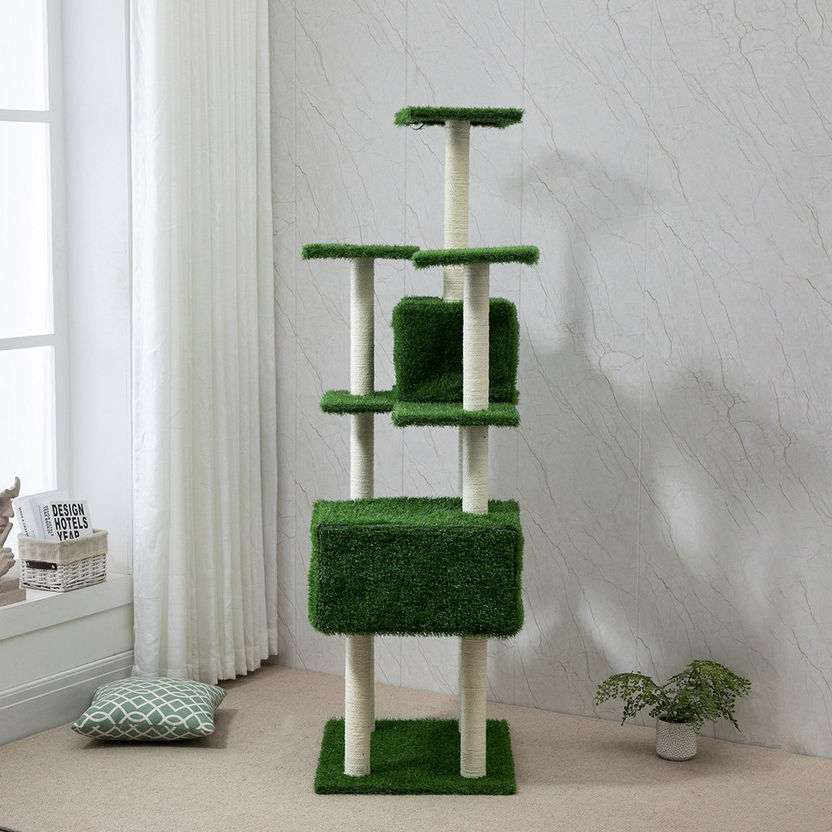 Amor Cat Tree House-Pet Beds and Trees-image-4
