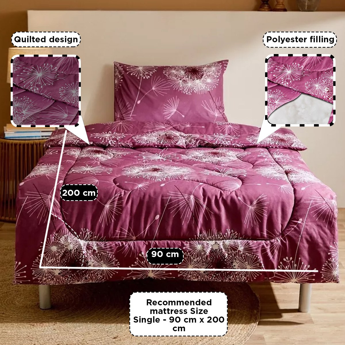 Flora Charl 2-Piece Microfiber Single Comforter Set - 135x220 cm-PROMO_HB_AE_B1G1_250925-image-7