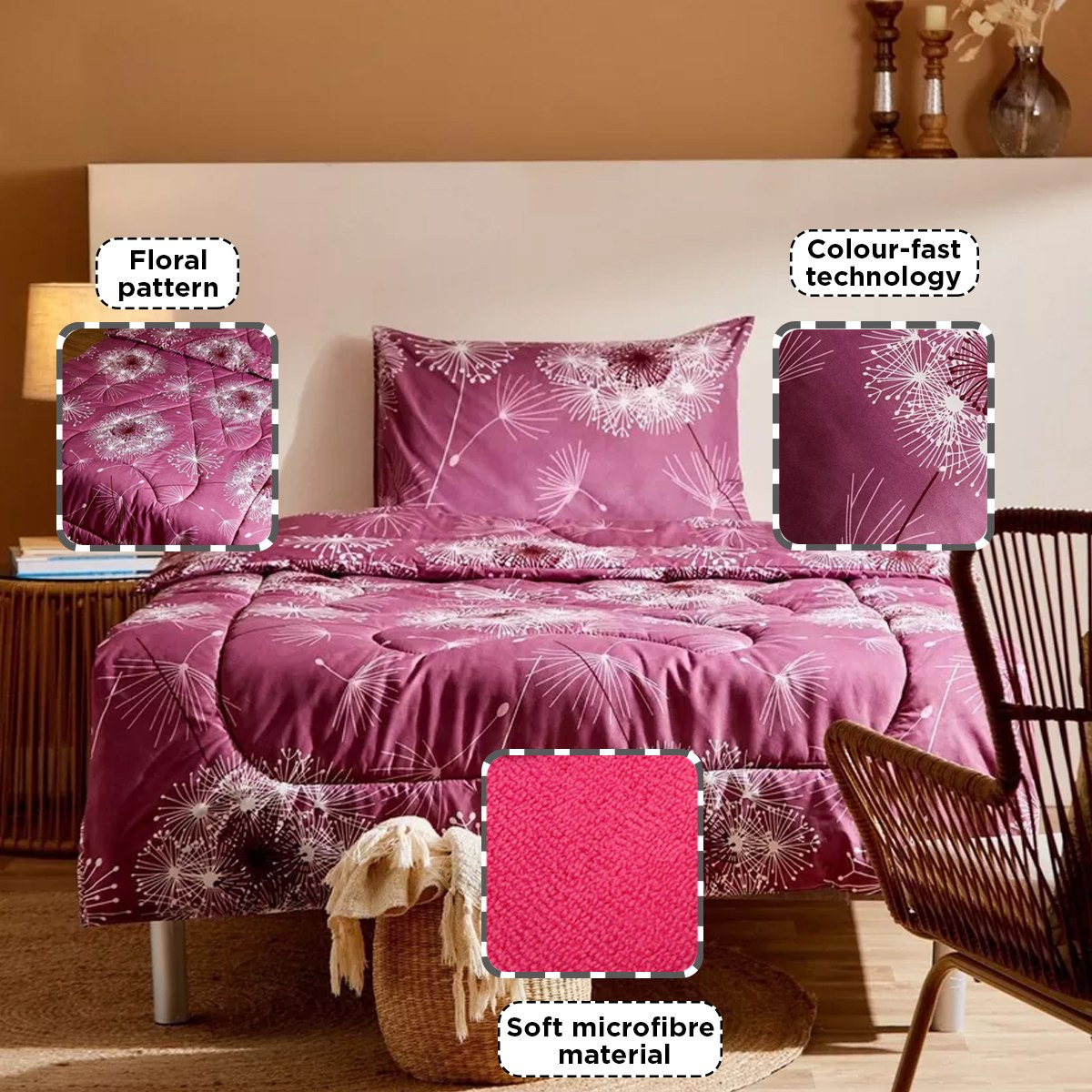 Flora Charl 2-Piece Microfiber Single Comforter Set - 135x220 cm-PROMO_HB_AE_B1G1_250925-image-9