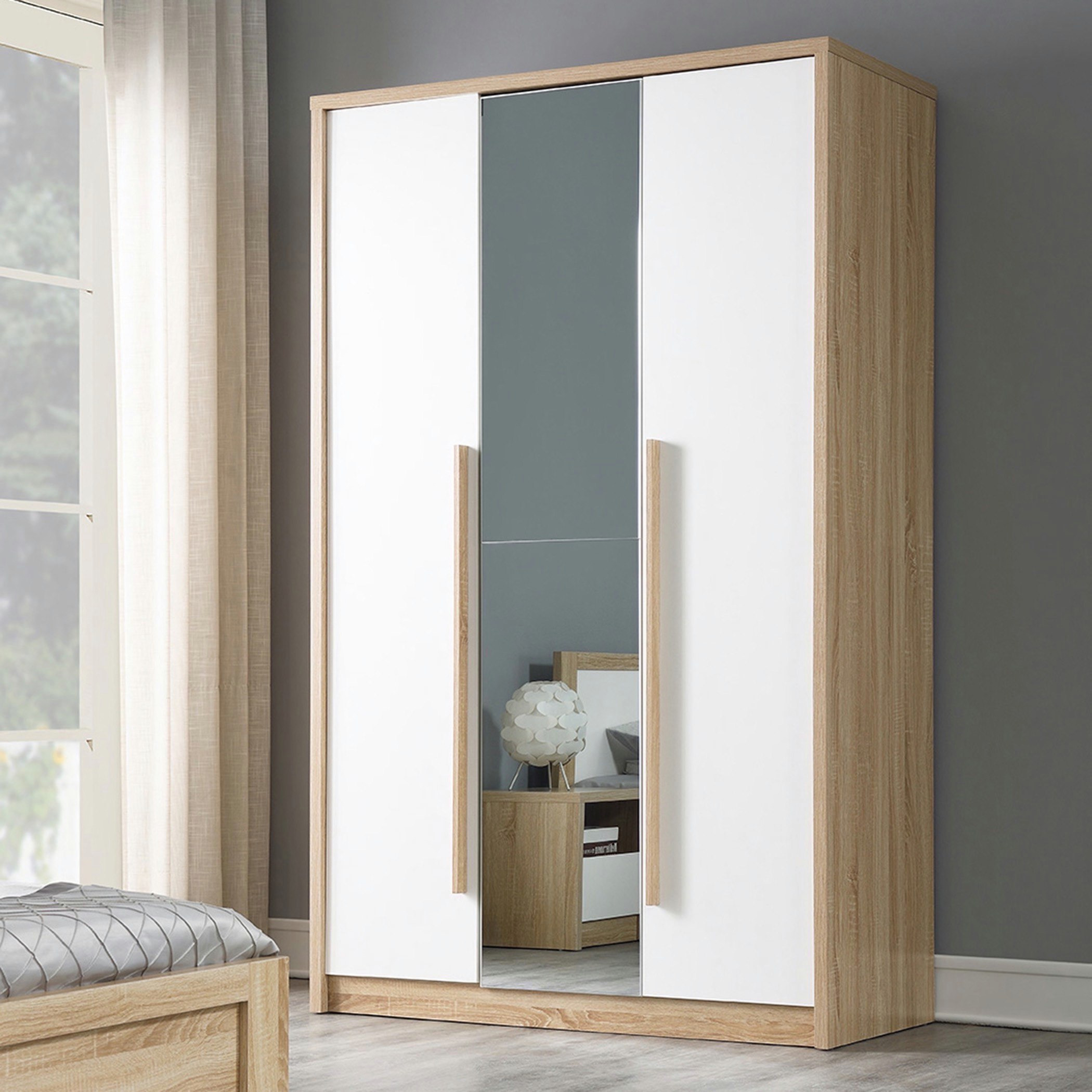 خزانة ملابس بـ 3 أبواب ومرآة من دومينيك-hbxfurniture-wardrobes-image-1