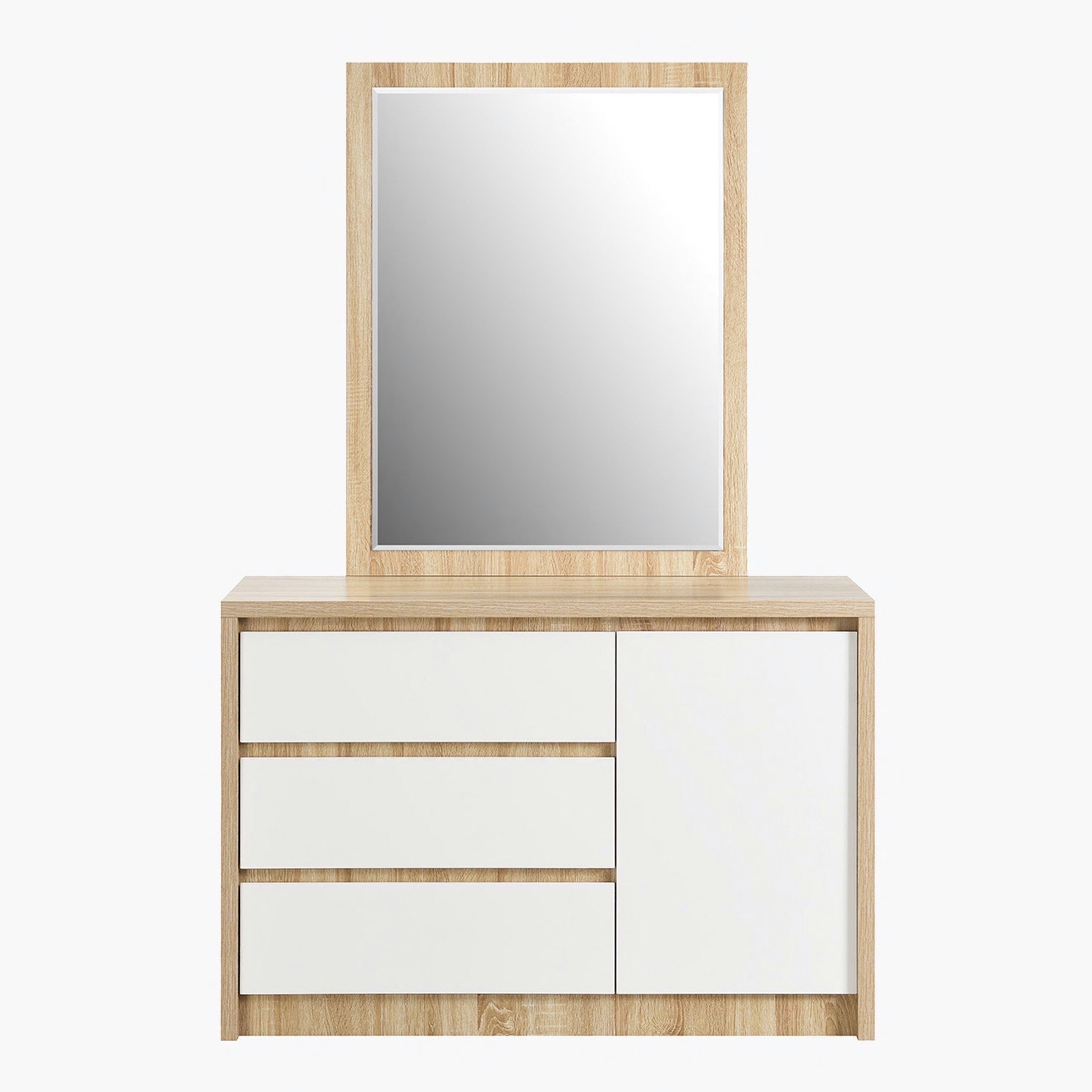 طاولة تزيين صغيرة بباب واحد و3 أدراج دون مرآة من دومينيكا-hbxfurniture-kidsroom-kidsdressersandmirrors-image-2