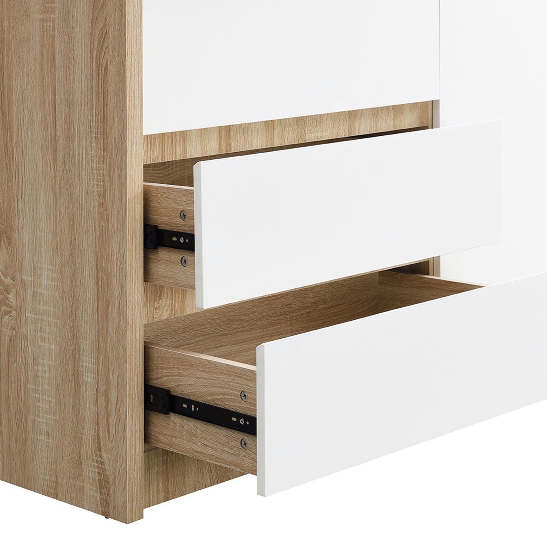 طاولة تزيين صغيرة بباب واحد و3 أدراج دون مرآة من دومينيكا-hbxfurniture-kidsroom-kidsdressersandmirrors-image-5