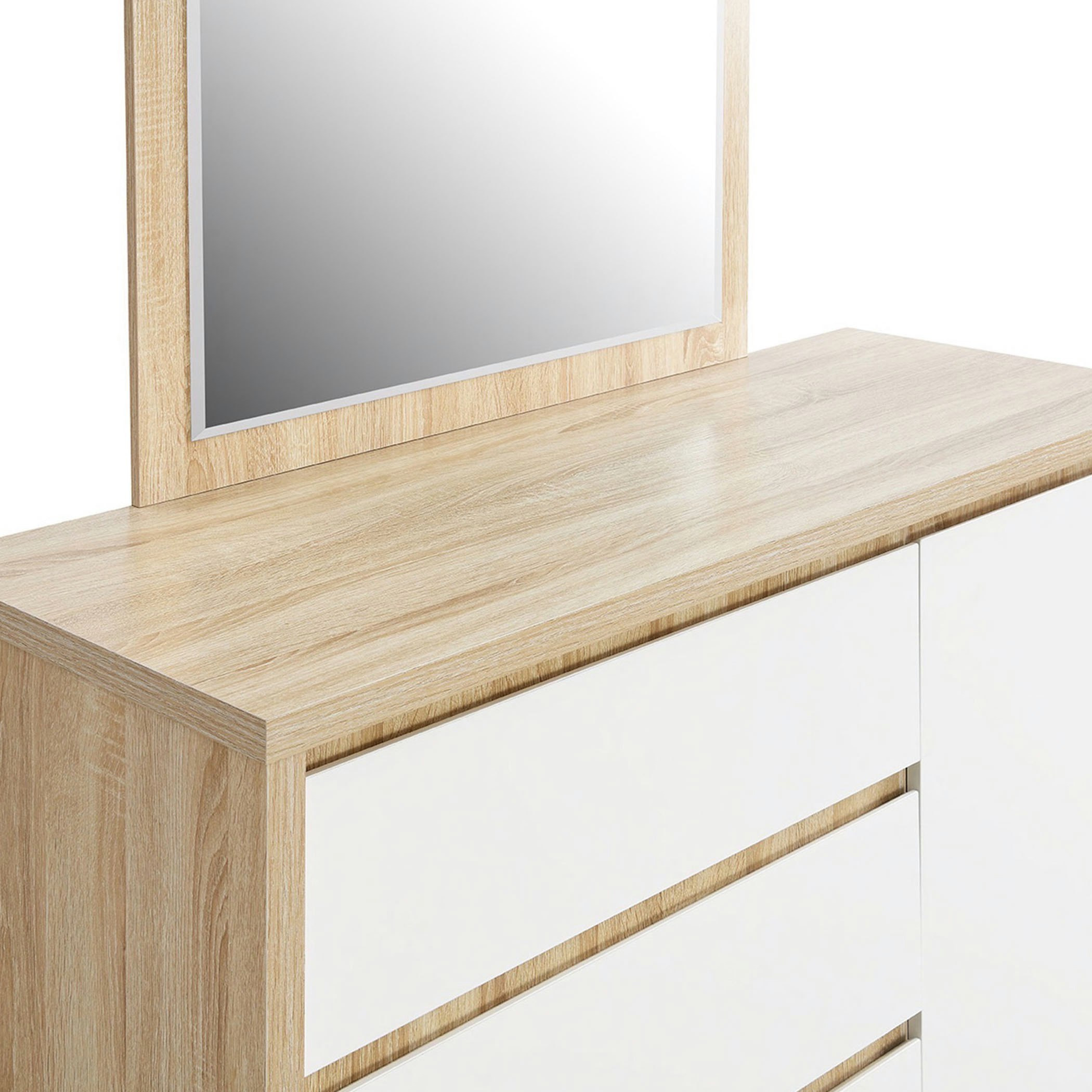 طاولة تزيين صغيرة بباب واحد و3 أدراج دون مرآة من دومينيكا-hbxfurniture-kidsroom-kidsdressersandmirrors-image-6