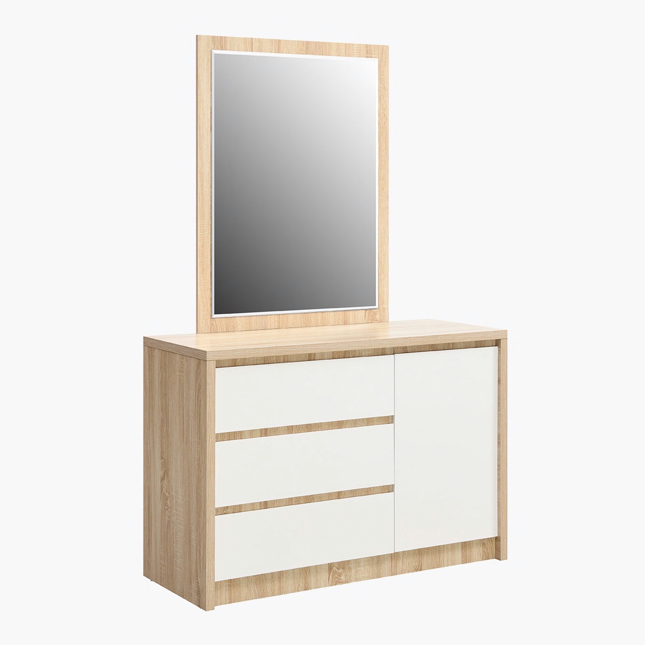 مرآة لطاولة تزيين بـ3 أدراج - دومينيك-hbxfurniture-kidsroom-kidsdressersandmirrors-image-3