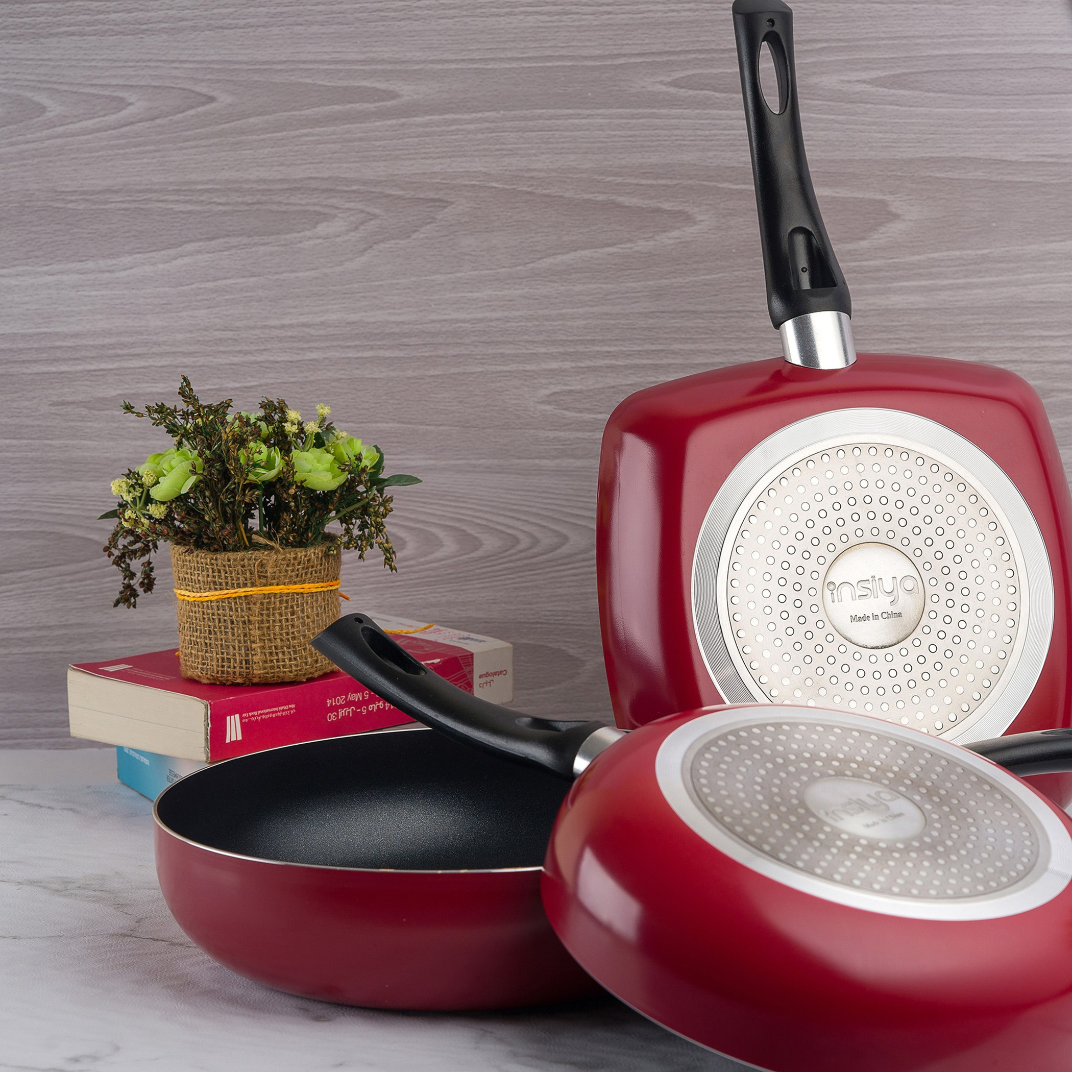طقم أواني طهي غير قابل للالتصاق من إنسيا - 3 قطع-hbxkitchen-kitchenware-foodpreparation-image-1