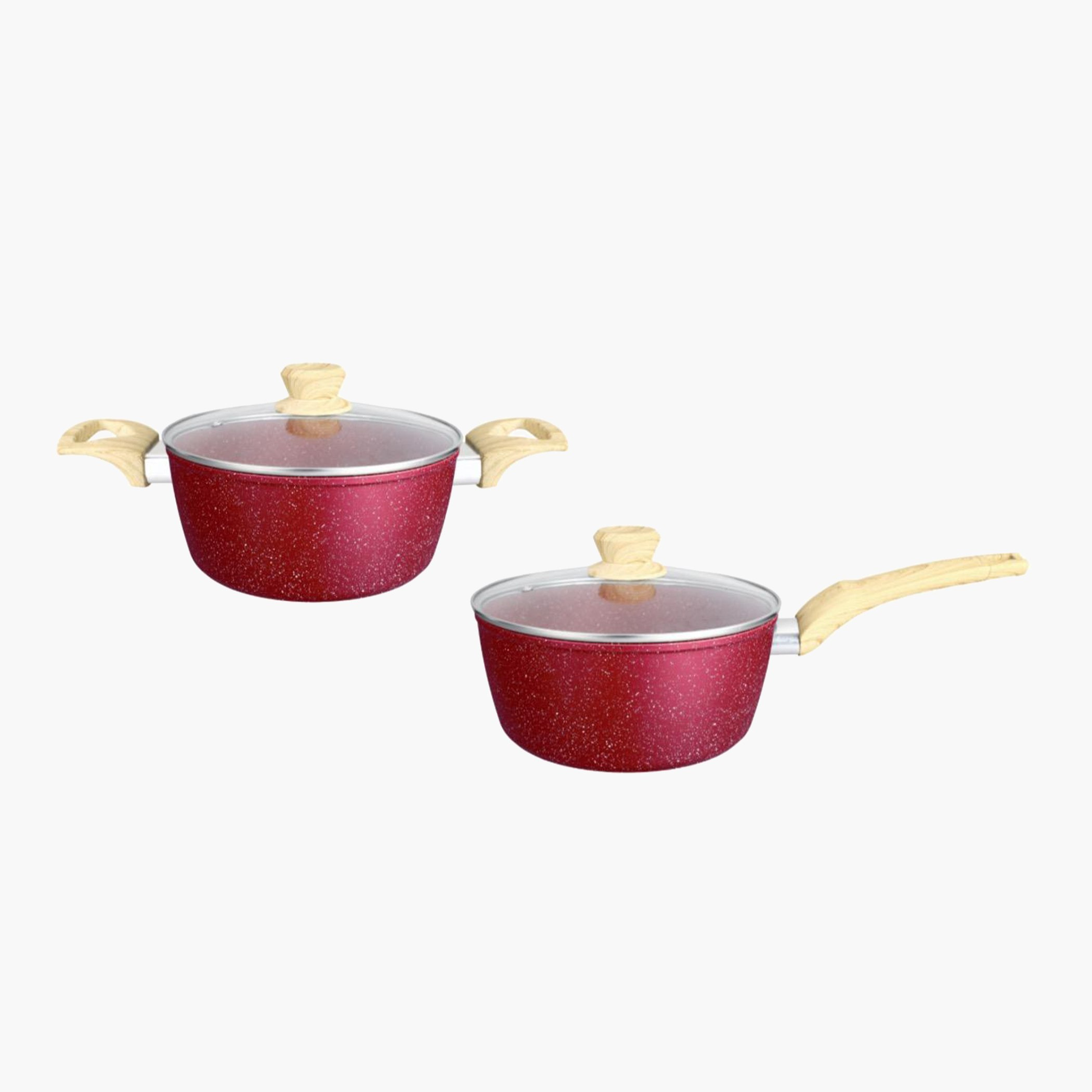 Insiya 8-Piece Granite Marble Coated Aluminium Non-Stick Cookware Set-hbxkitchen-kitchenware-foodpreparation-image-3