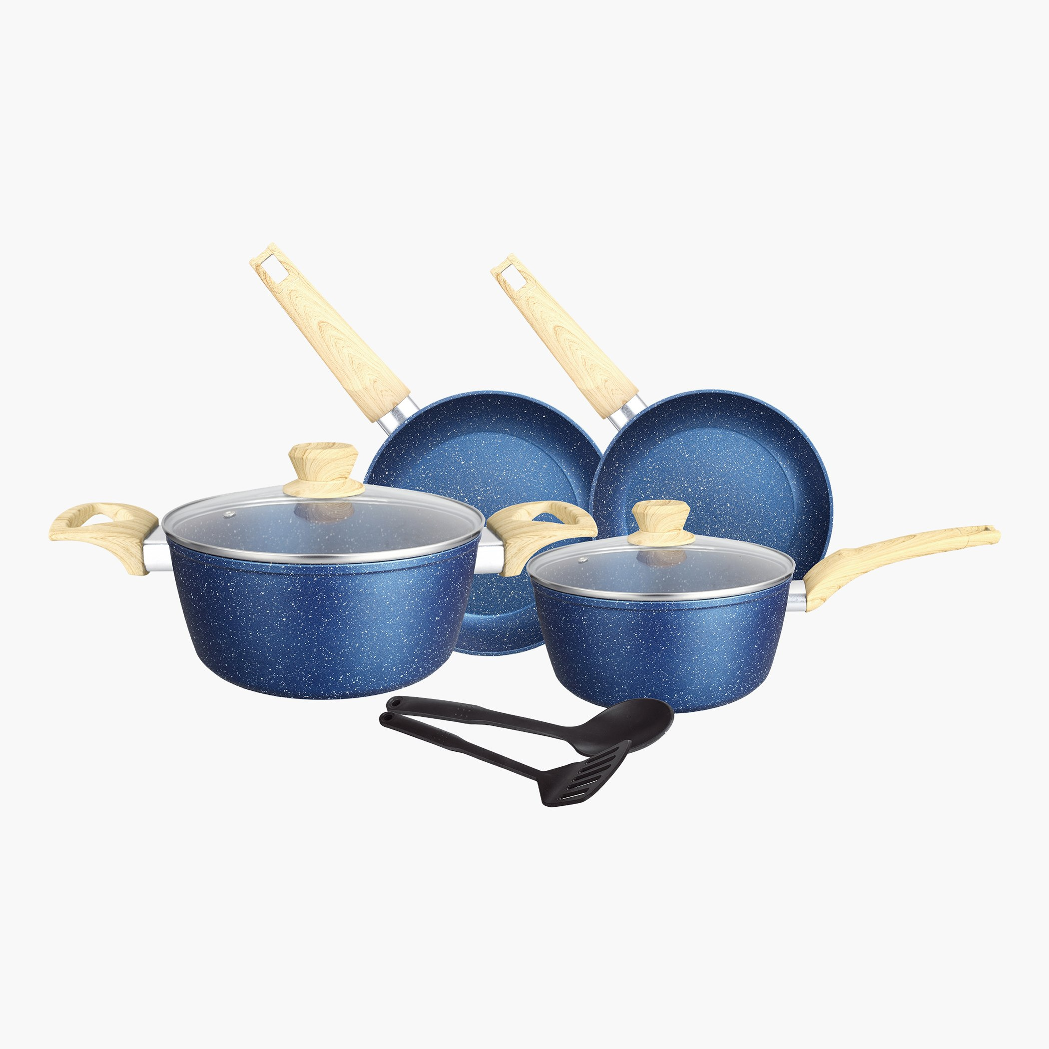 Insiya 8-Piece Granite Marble Coated Aluminium Non-Stick Cookware Set-hbxkitchen-kitchenware-foodpreparation-image-2