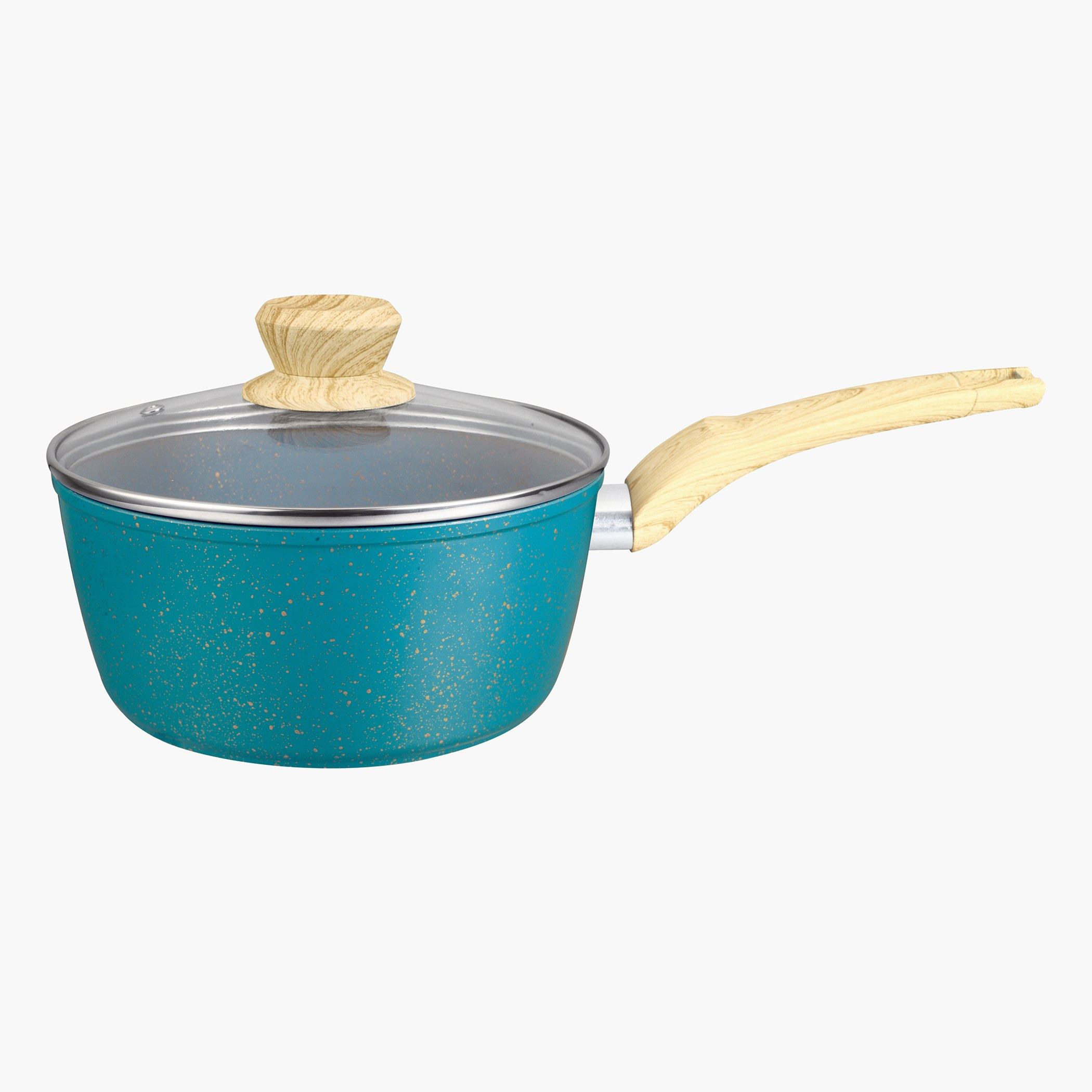 طقم أواني طهي ألومنيوم غير لاصق مطلي بالجرانيت الرخامي 11 قطعة - إنسيا-hbxkitchen-kitchenware-foodpreparation-image-3
