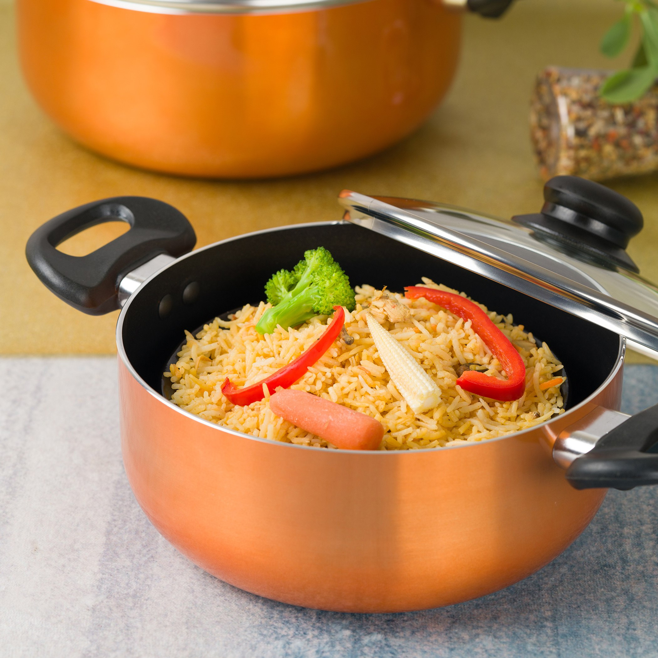 طقم أواني طهي ألومنيوم غير قابل للالتصاق 10 قطع من إنسيا-hbxkitchen-kitchenware-foodpreparation-image-3