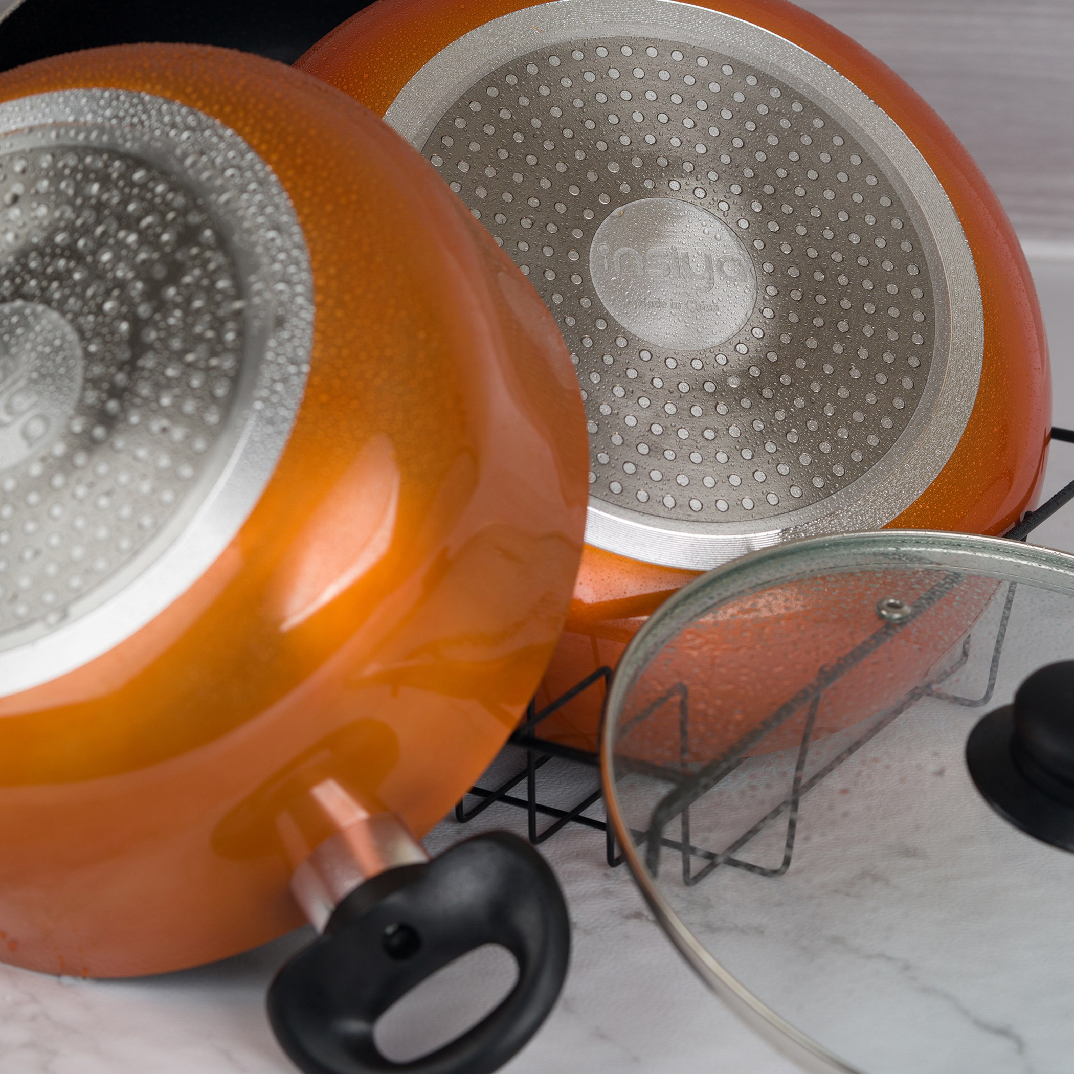 طقم أواني طهي ألومنيوم غير قابل للالتصاق 10 قطع من إنسيا-hbxkitchen-kitchenware-foodpreparation-image-6