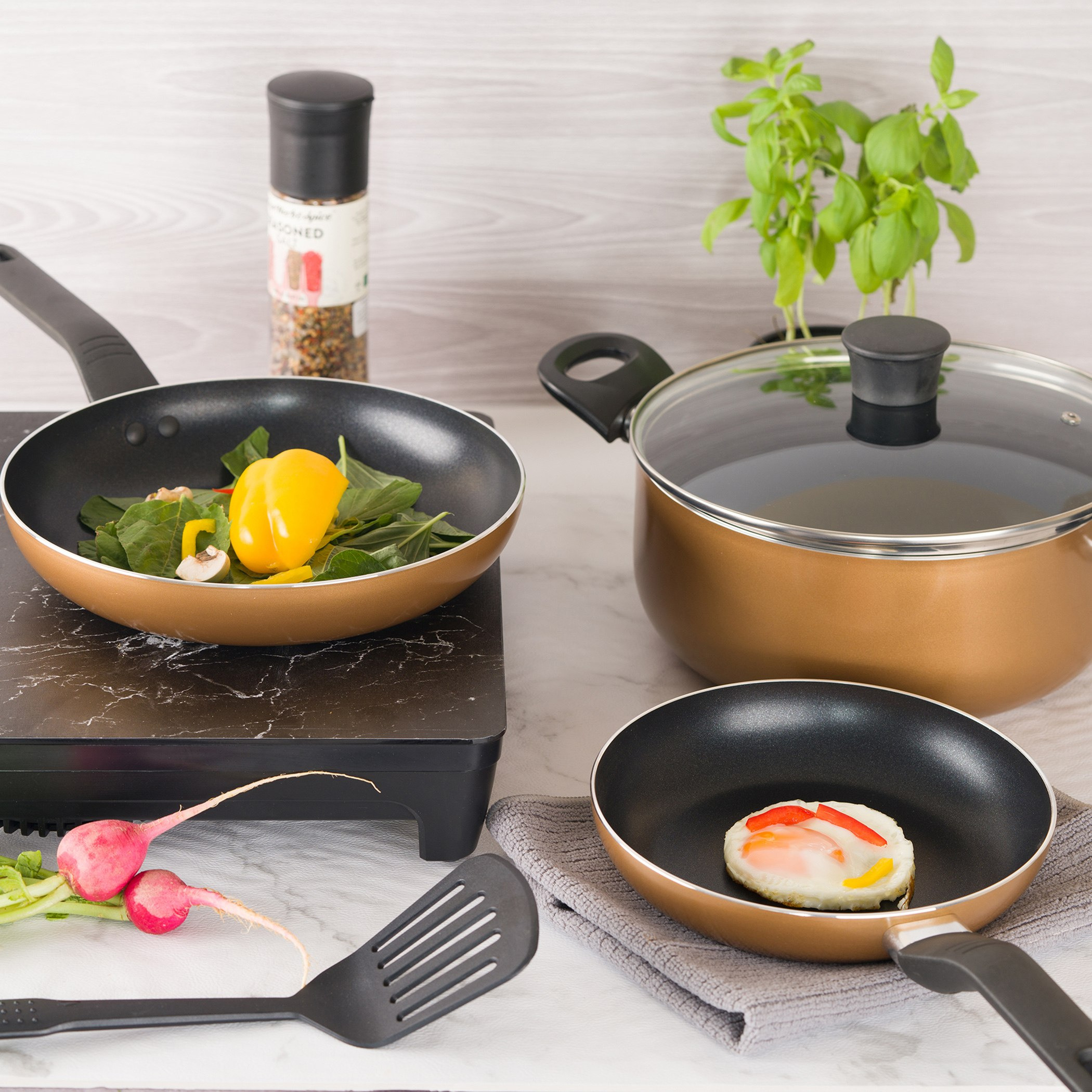طقم أواني طهي ألومنيوم غير قابل للالتصاق 5 قطع من إنسيا-hbxkitchen-kitchenware-foodpreparation-image-1