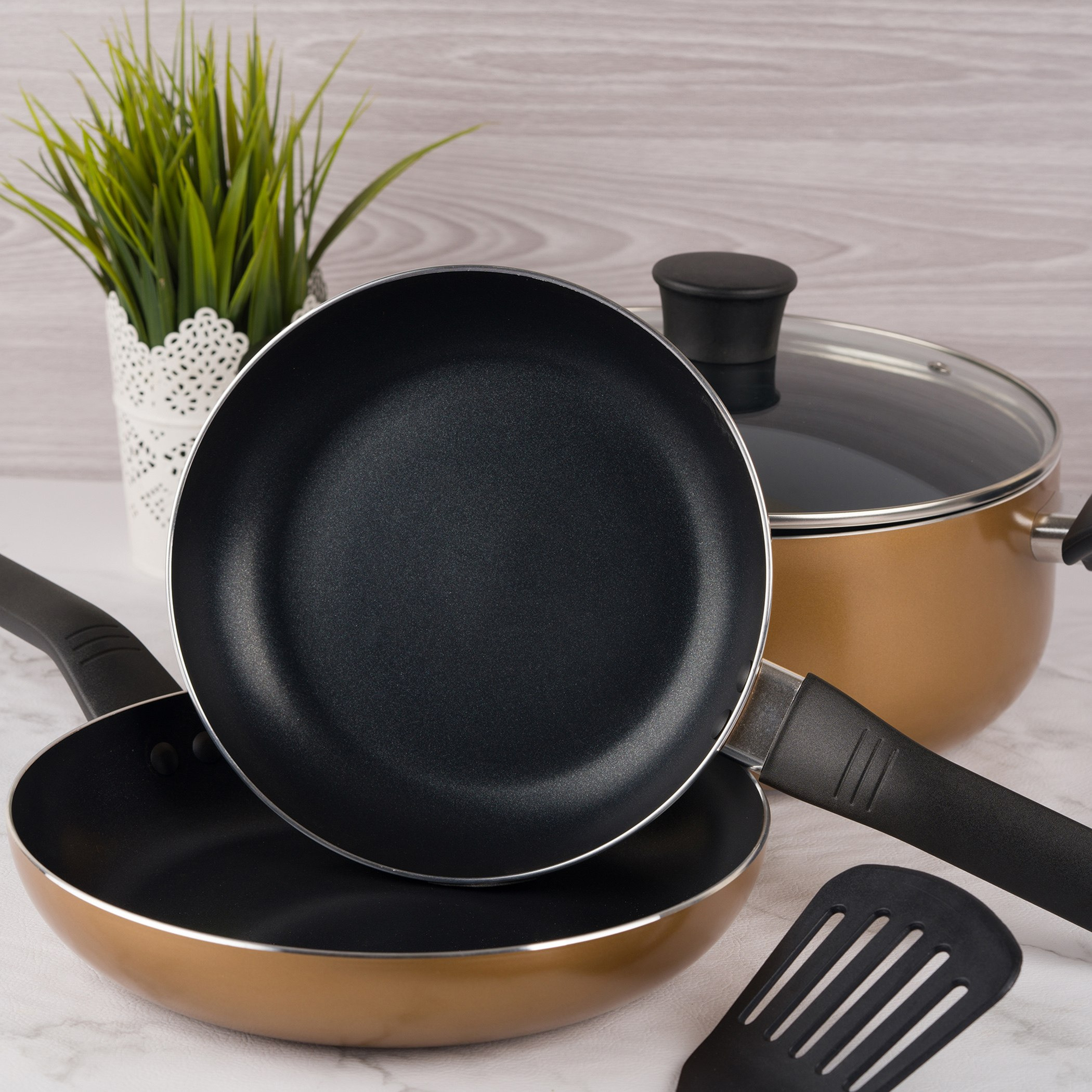 طقم أواني طهي ألومنيوم غير قابل للالتصاق 5 قطع من إنسيا-hbxkitchen-kitchenware-foodpreparation-image-2