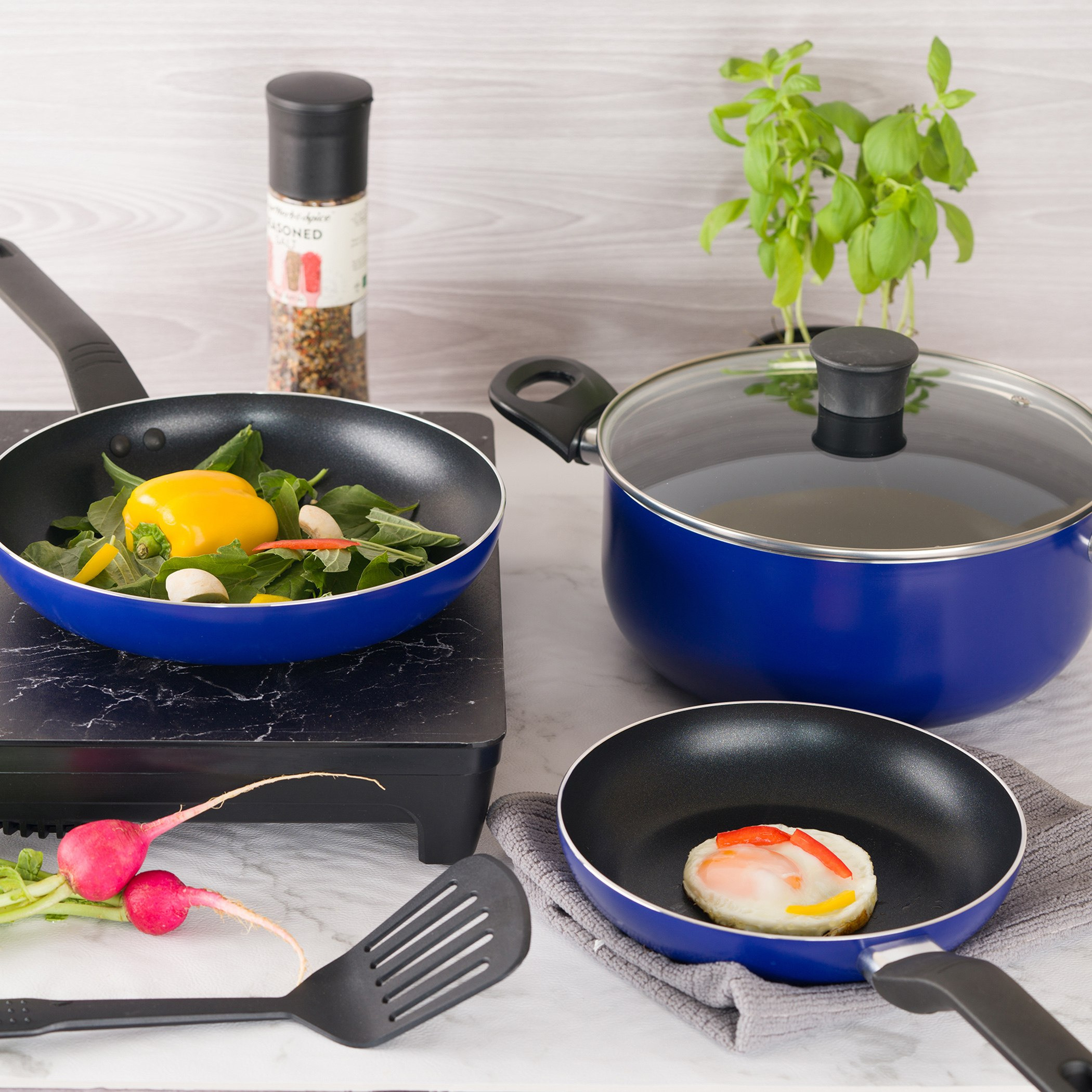 طقم أواني طهي ألومنيوم غير قابل للالتصاق 5 قطع من إنسيا-hbxkitchen-kitchenware-foodpreparation-image-1