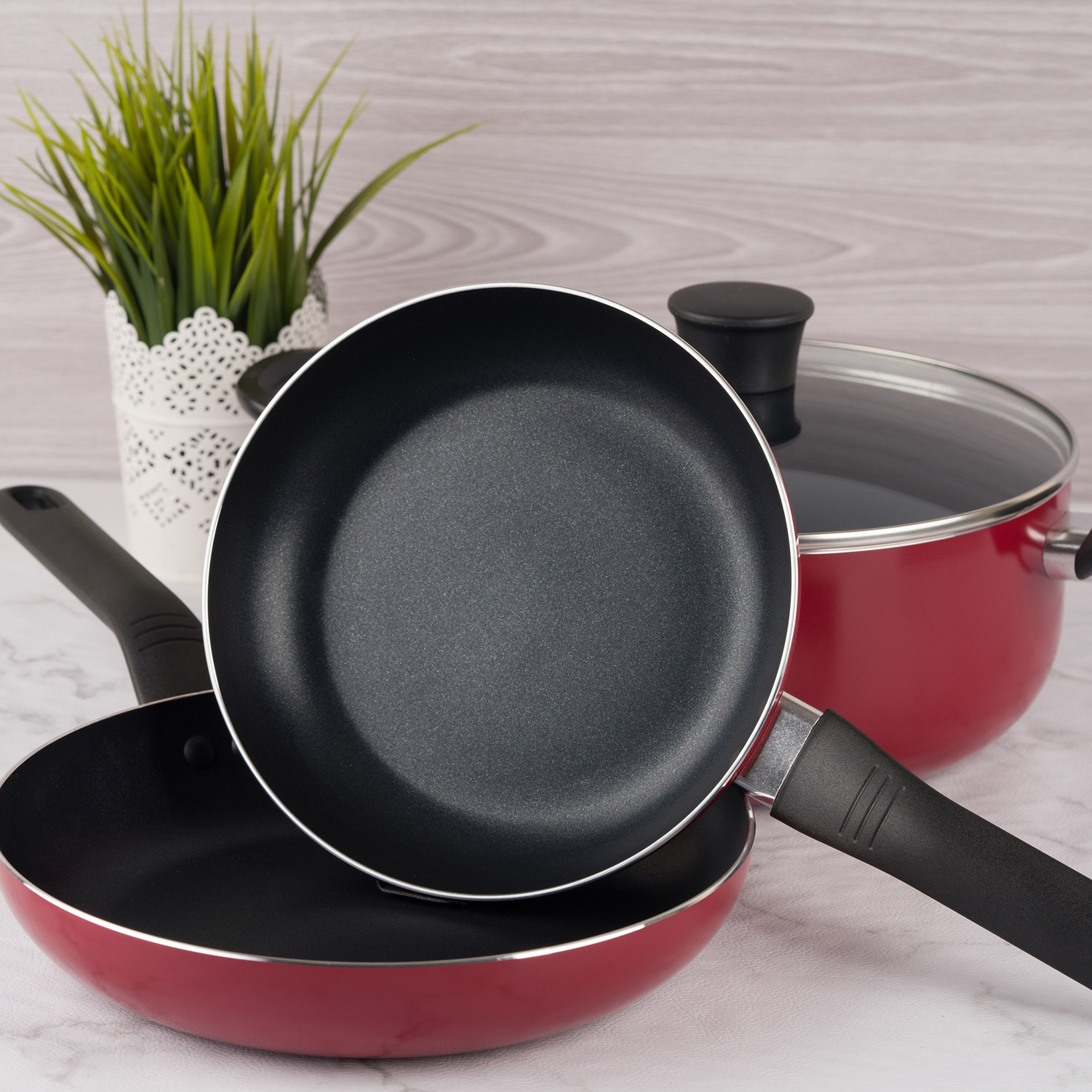 طقم أواني طهي ألومنيوم غير قابل للالتصاق 5 قطع من إنسيا-hbxkitchen-kitchenware-foodpreparation-image-2