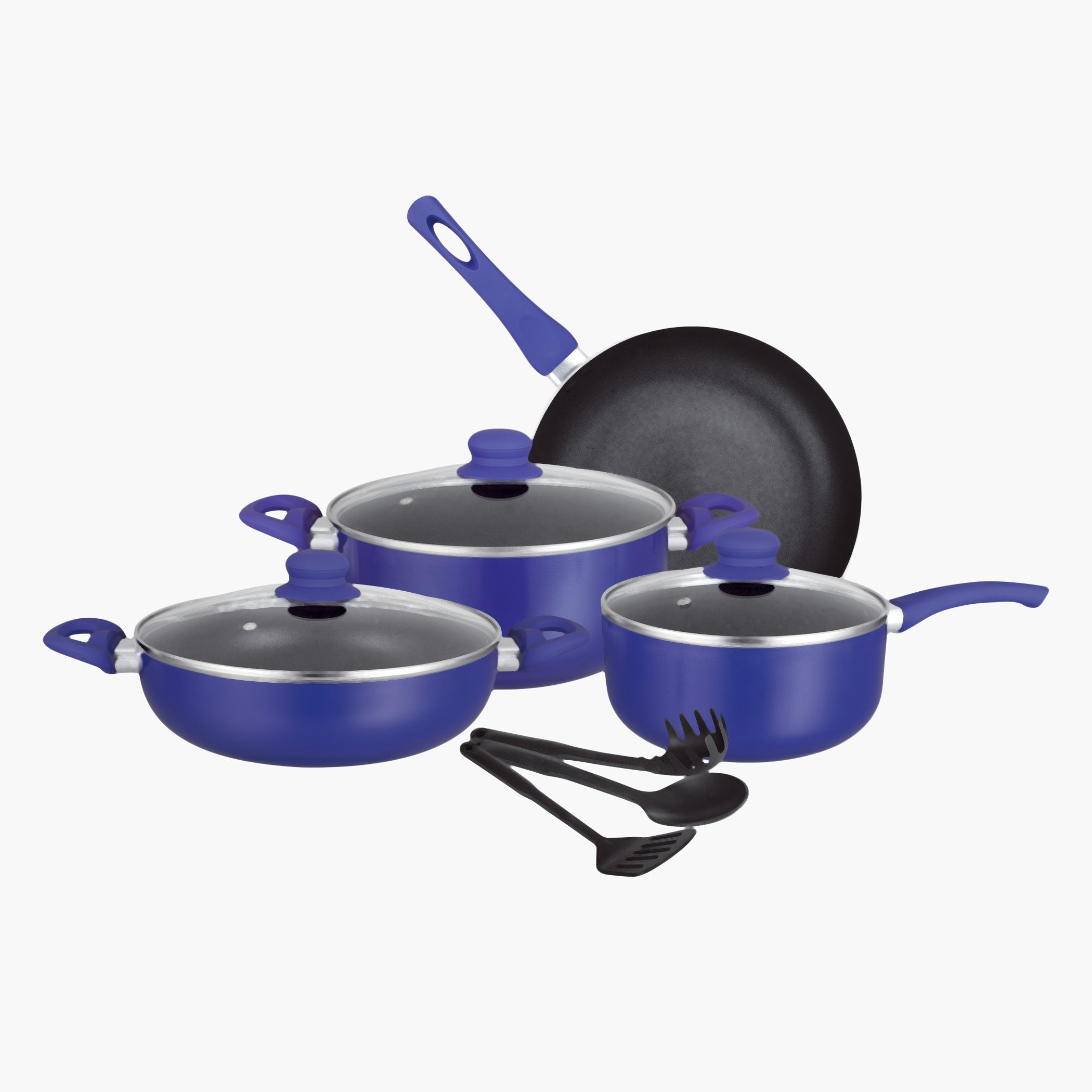 طقم أواني طهي ألومنيوم غير قابل للالتصاق 10 قطع من إنسيا-hbxkitchen-kitchenware-foodpreparation-image-2