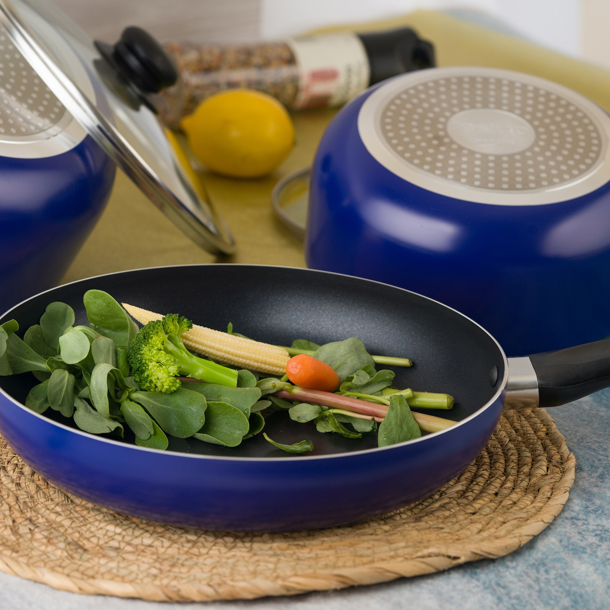 طقم أواني طهي ألومنيوم غير قابل للالتصاق 13 قطعة من إنسيا-hbxkitchen-kitchenware-foodpreparation-image-2