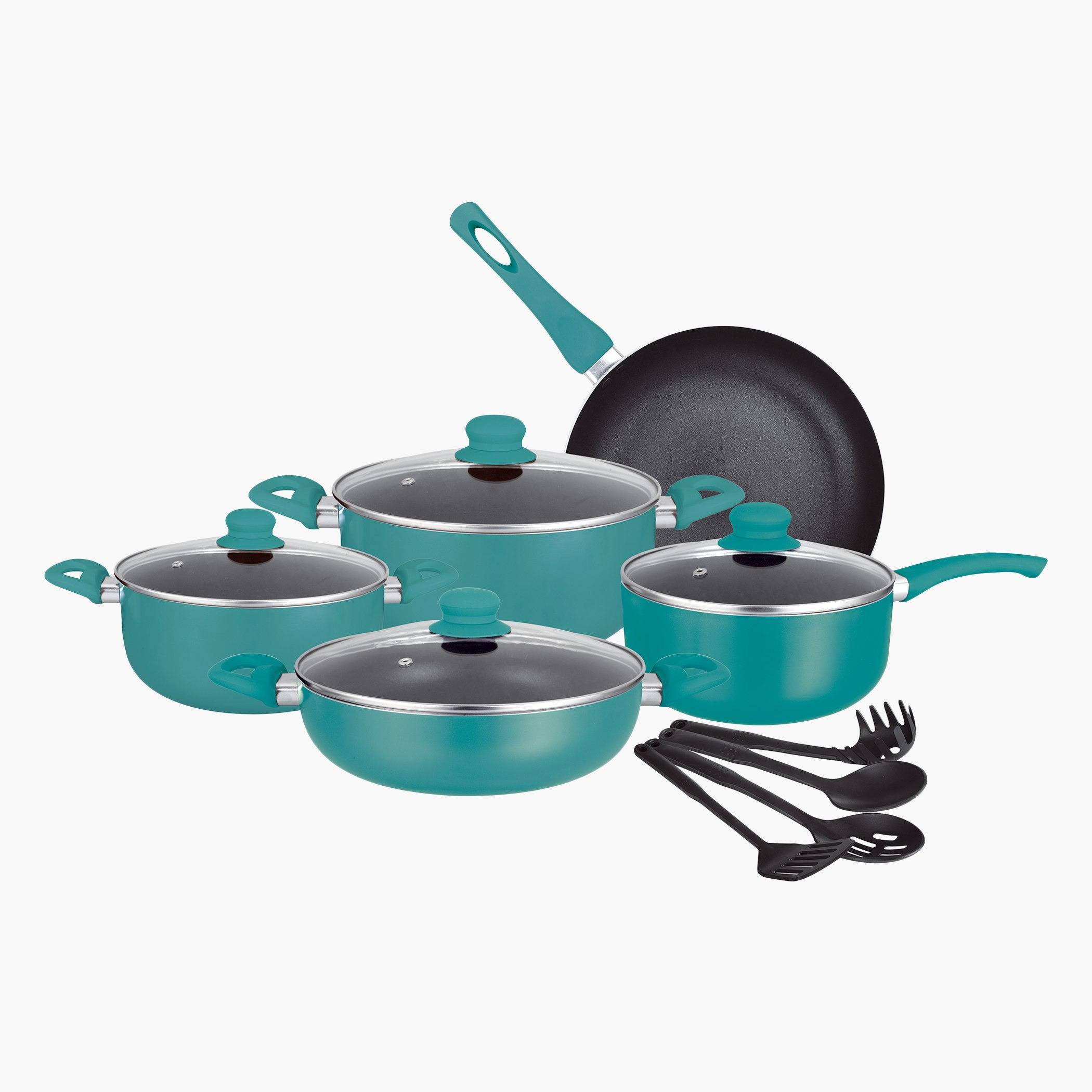 طقم أواني طهي ألومنيوم غير قابل للالتصاق 13 قطعة من إنسيا-hbxkitchen-kitchenware-foodpreparation-image-1