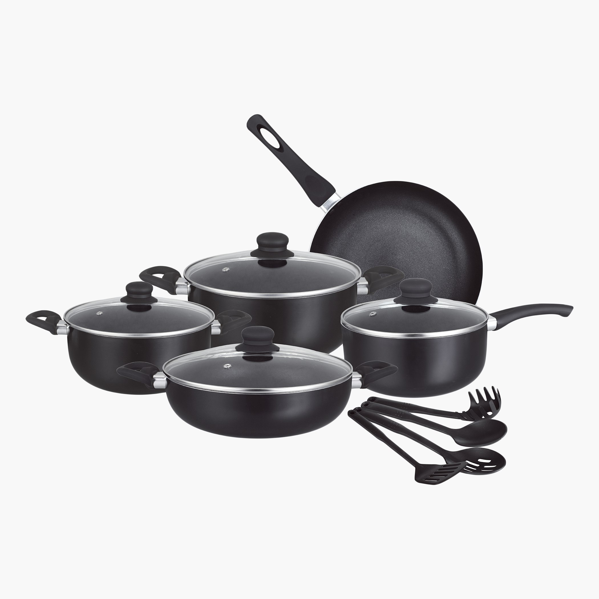 طقم أواني طهي ألومنيوم غير قابل للالتصاق 13 قطعة من إنسيا-hbxkitchen-kitchenware-foodpreparation-image-2