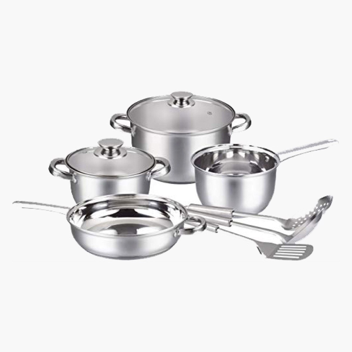 طقم أواني طهي ستانليس ستيل 9 قطع - إنسيا-hbxhomeware-hbxkitchen-image-1