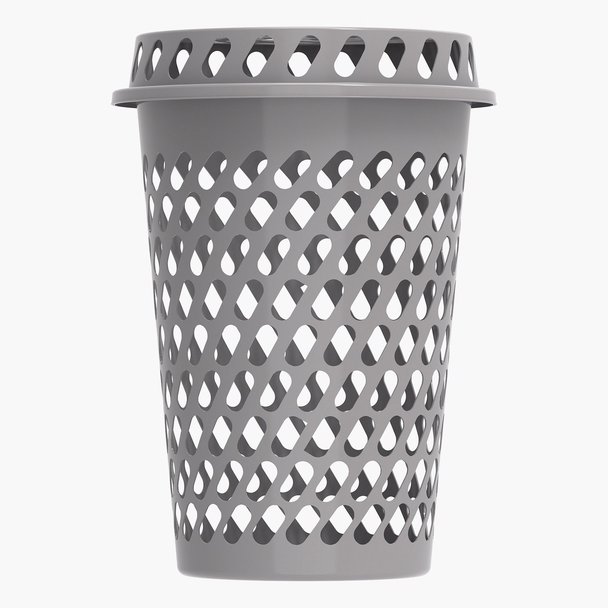 سلة غسيل بغطاء من كوزموبلاست - 42x61 سم-hbxbathroom-bathroomstorage-laundryhampers-image-2