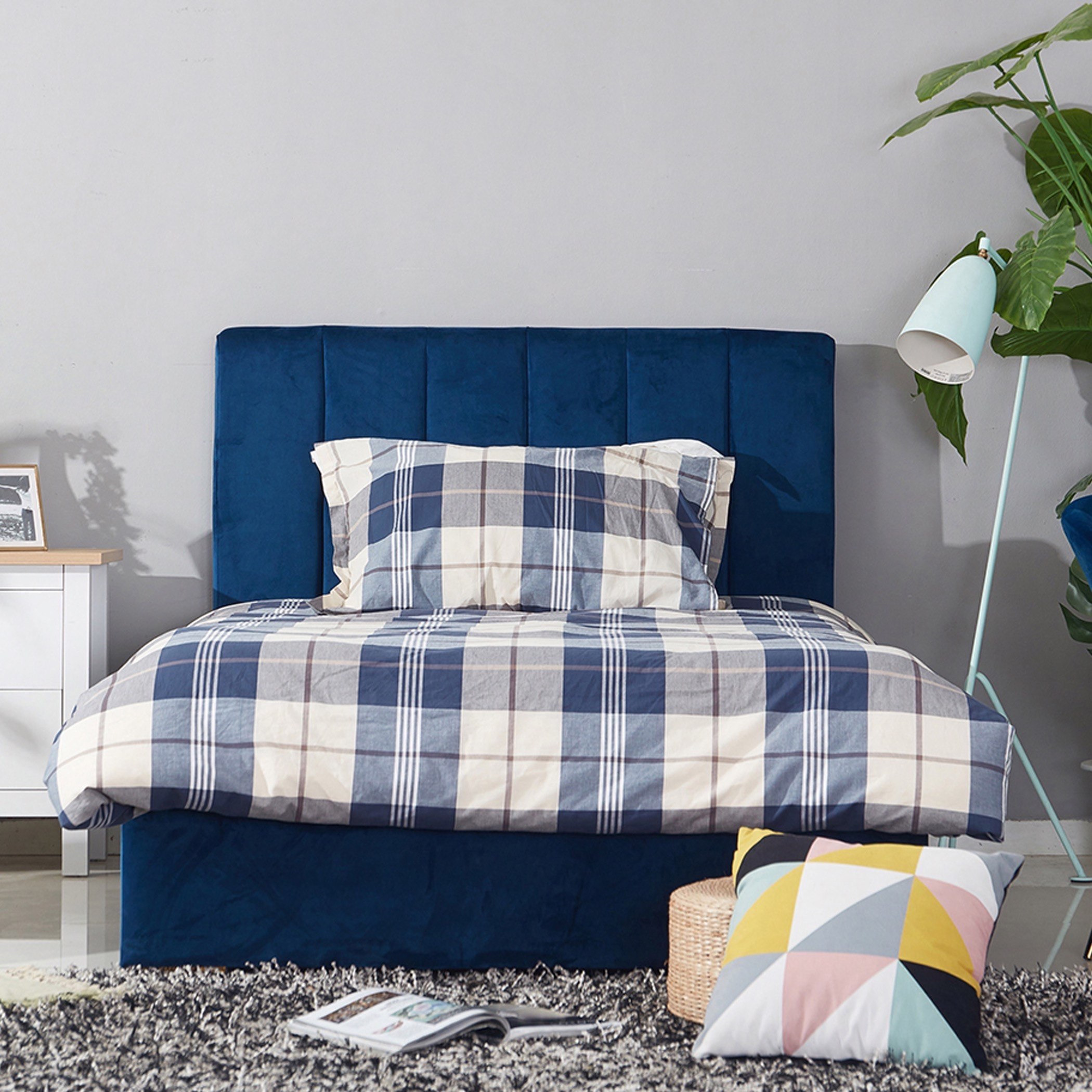 سرير منجد مزدوج من تايلور كاليستا - 120x200 سم-hbxfurniture-kidsroom-kidsroomsets-twin-image-1