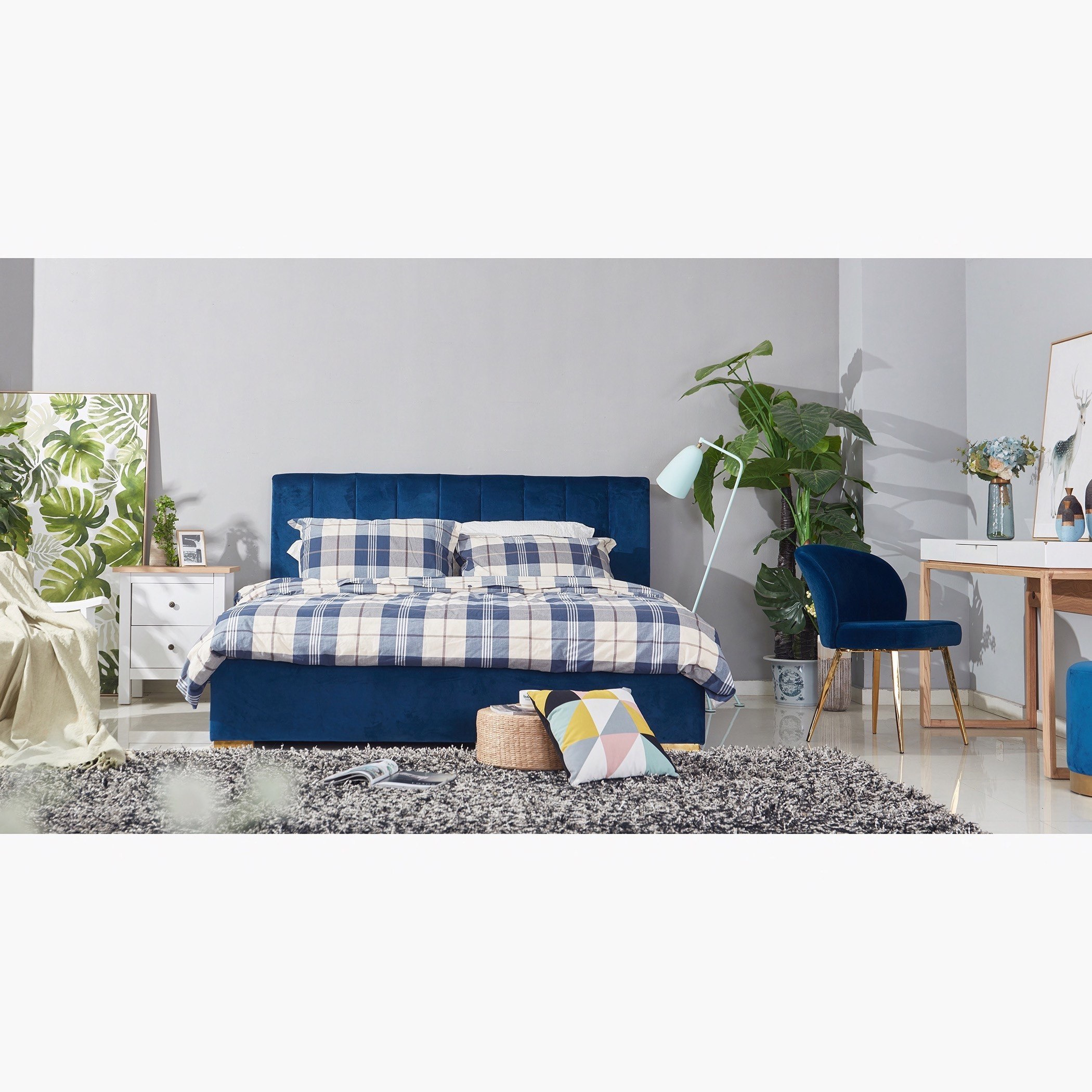 سرير كينج منجّد من تايلور كاليستا - 180x200 سم-hbxfurniture-bedsandbedsets-upholsteredbeds-king-image-6