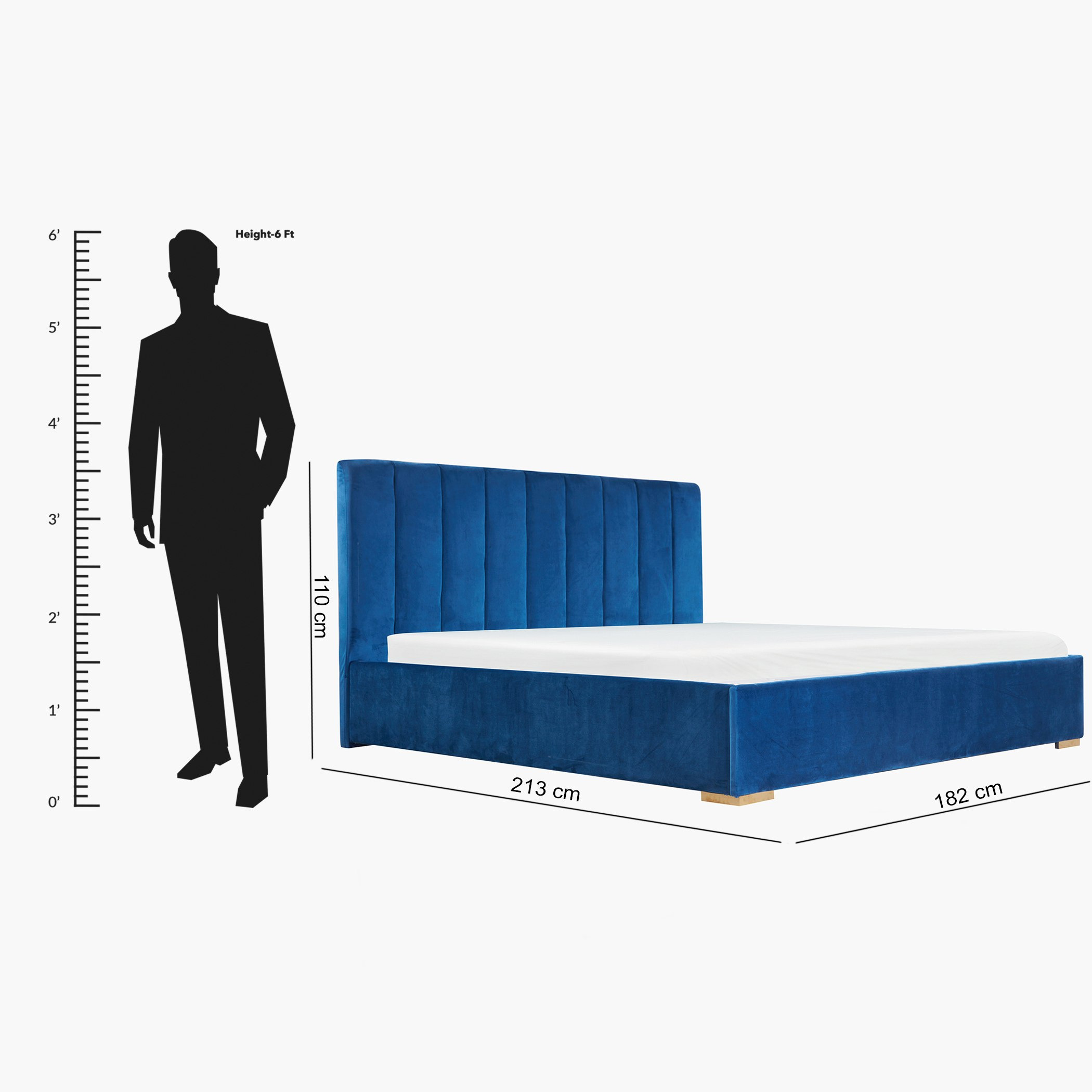 سرير كينج منجّد من تايلور كاليستا - 180x200 سم-hbxfurniture-bedsandbedsets-upholsteredbeds-king-image-7