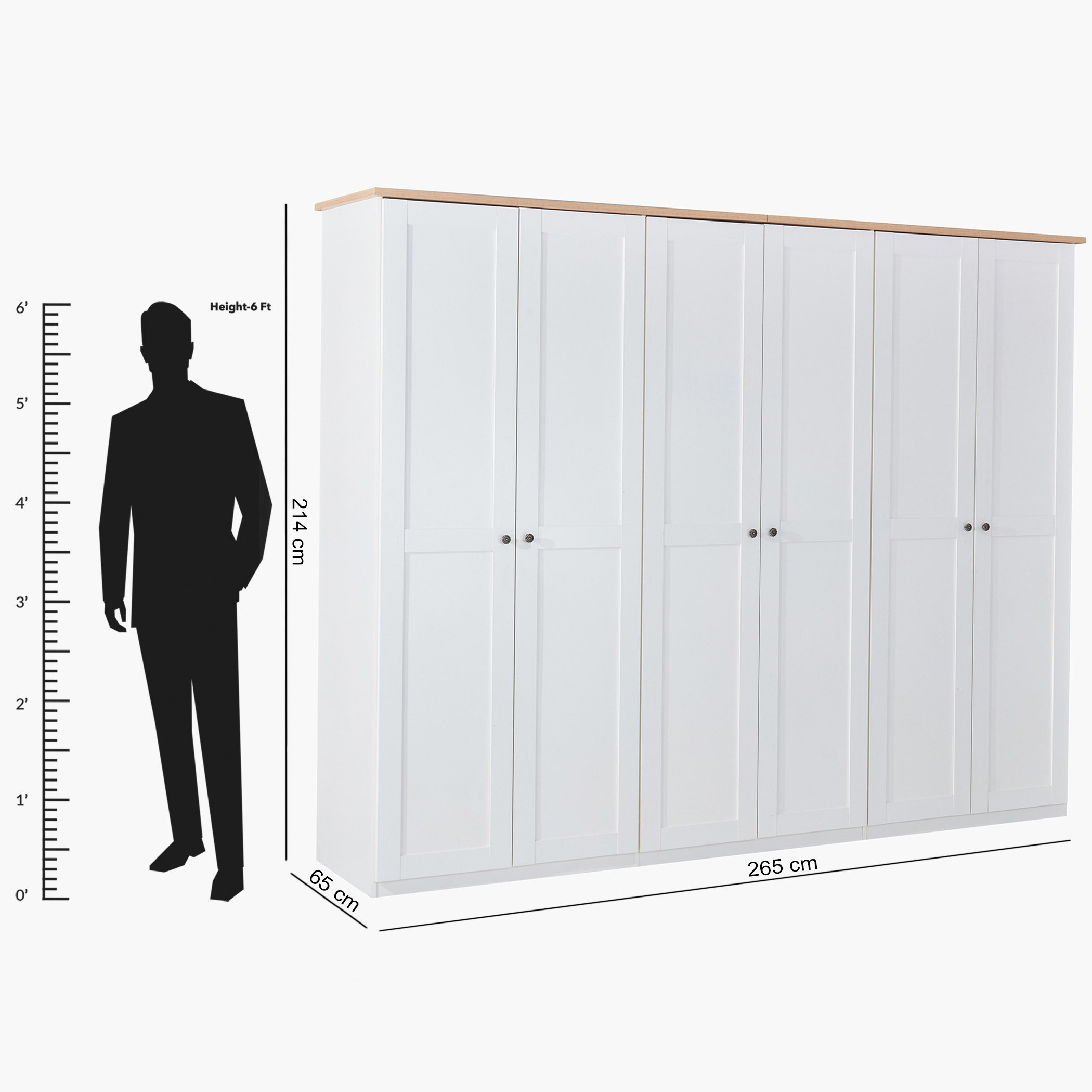 دولاب بـ 6 أبواب من هامبتون-hbxfurniture-wardrobes-image-10